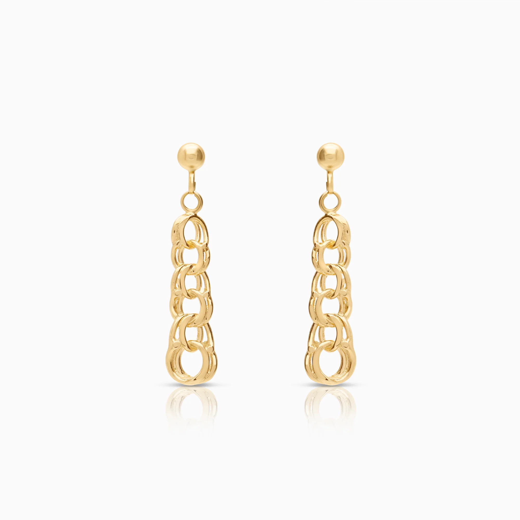 Bismarck earrings 1.91g 18K gold