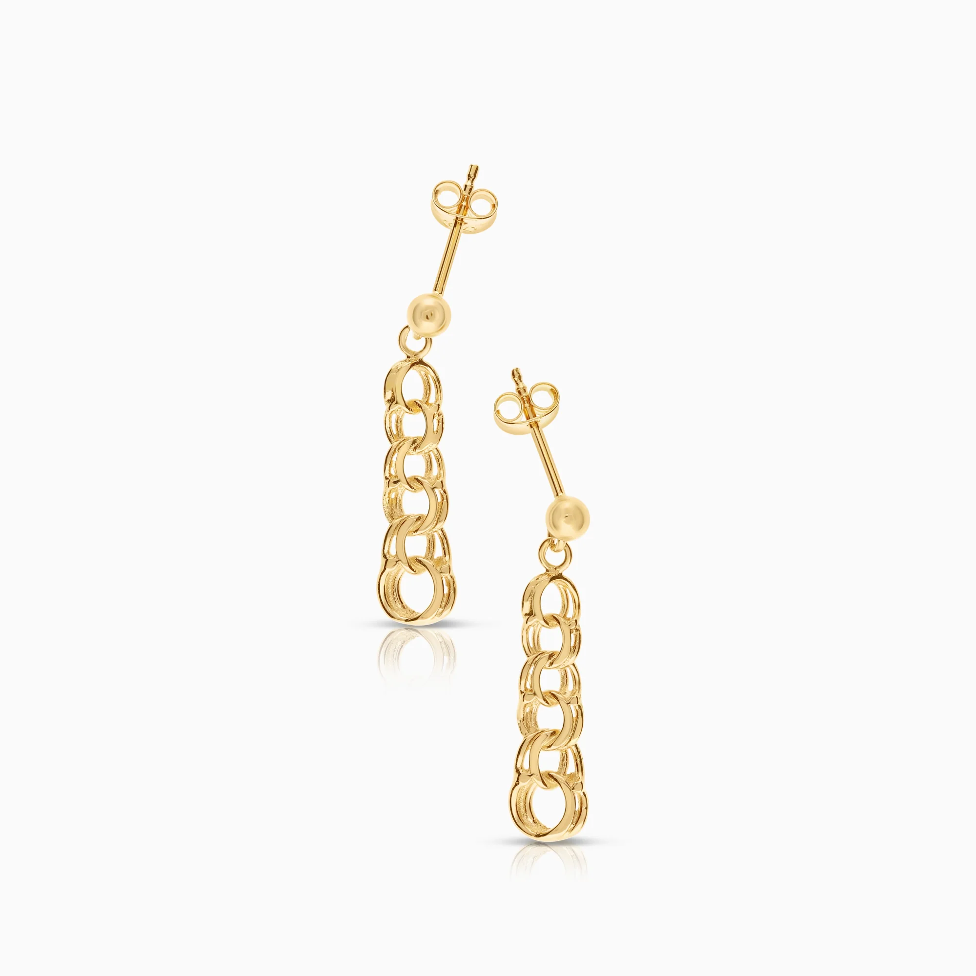 Bismarck earrings 1.91g 18K gold - Image 2