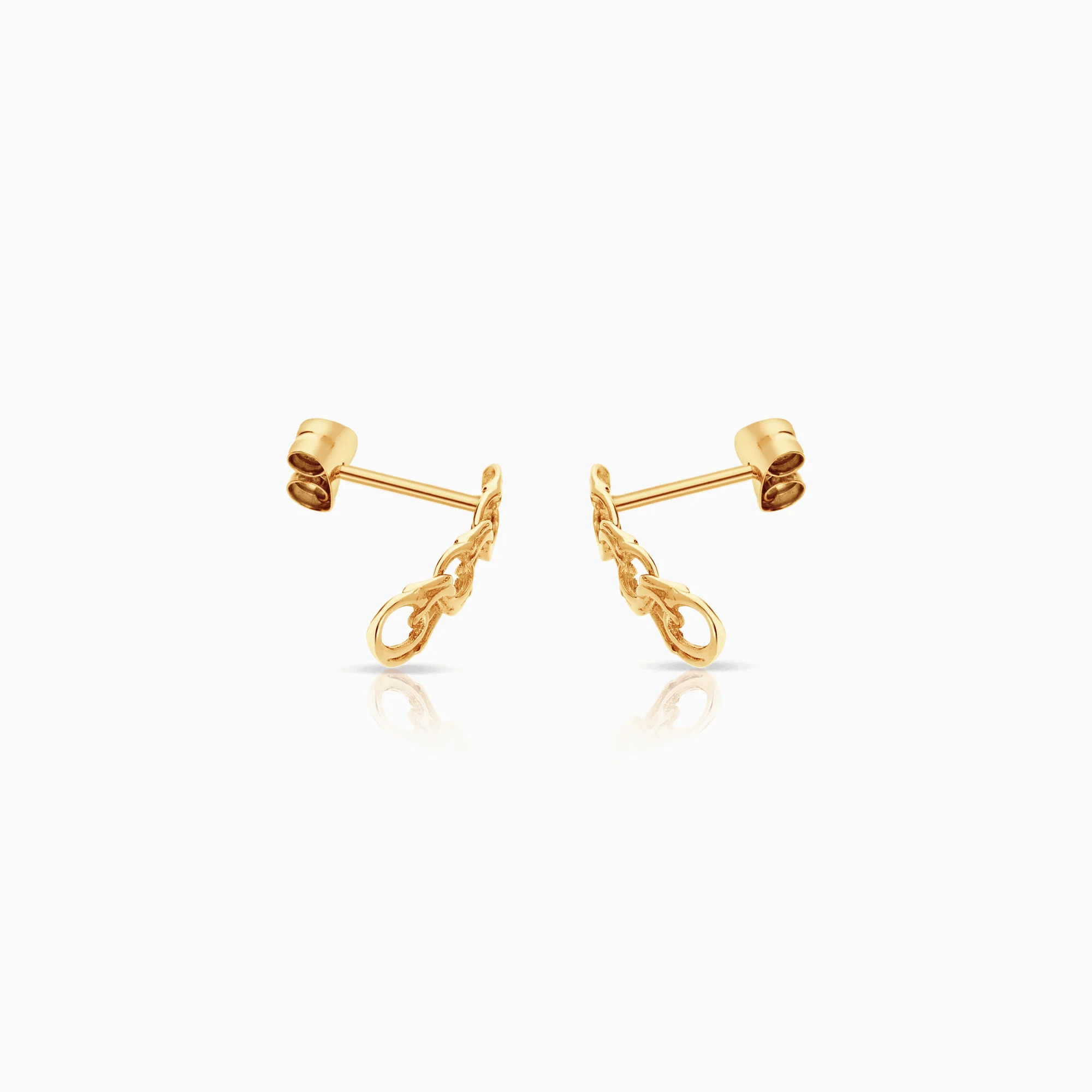 Bismarck earrings 1.00g 18K gold - Image 2