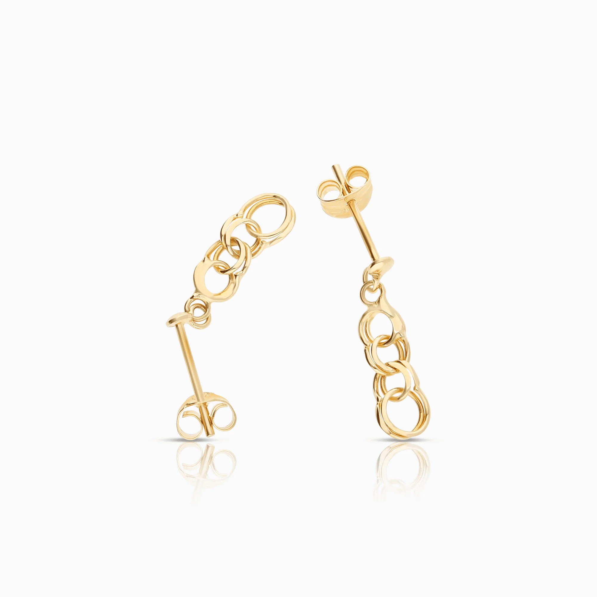 Bismarck Earrings 1.05g 18K Gold - Image 2