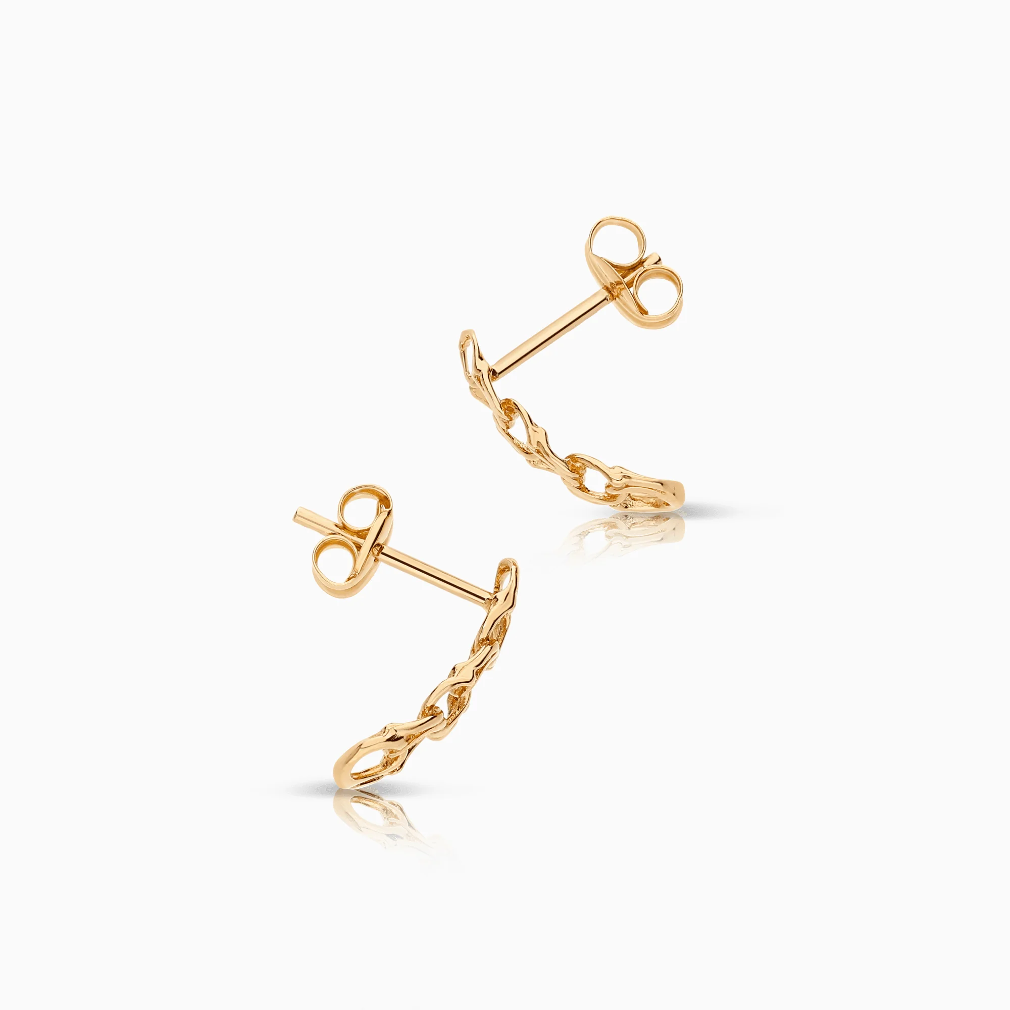 Bismarck earrings 0.94g 18K gold - Image 2