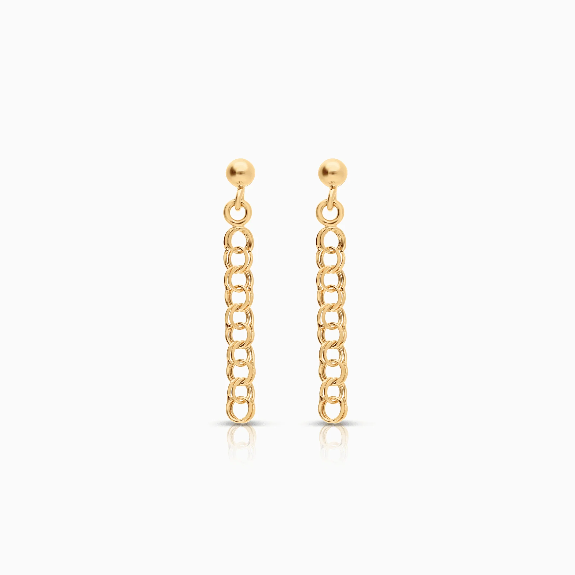 Bismarck earrings 1.08g 18K gold