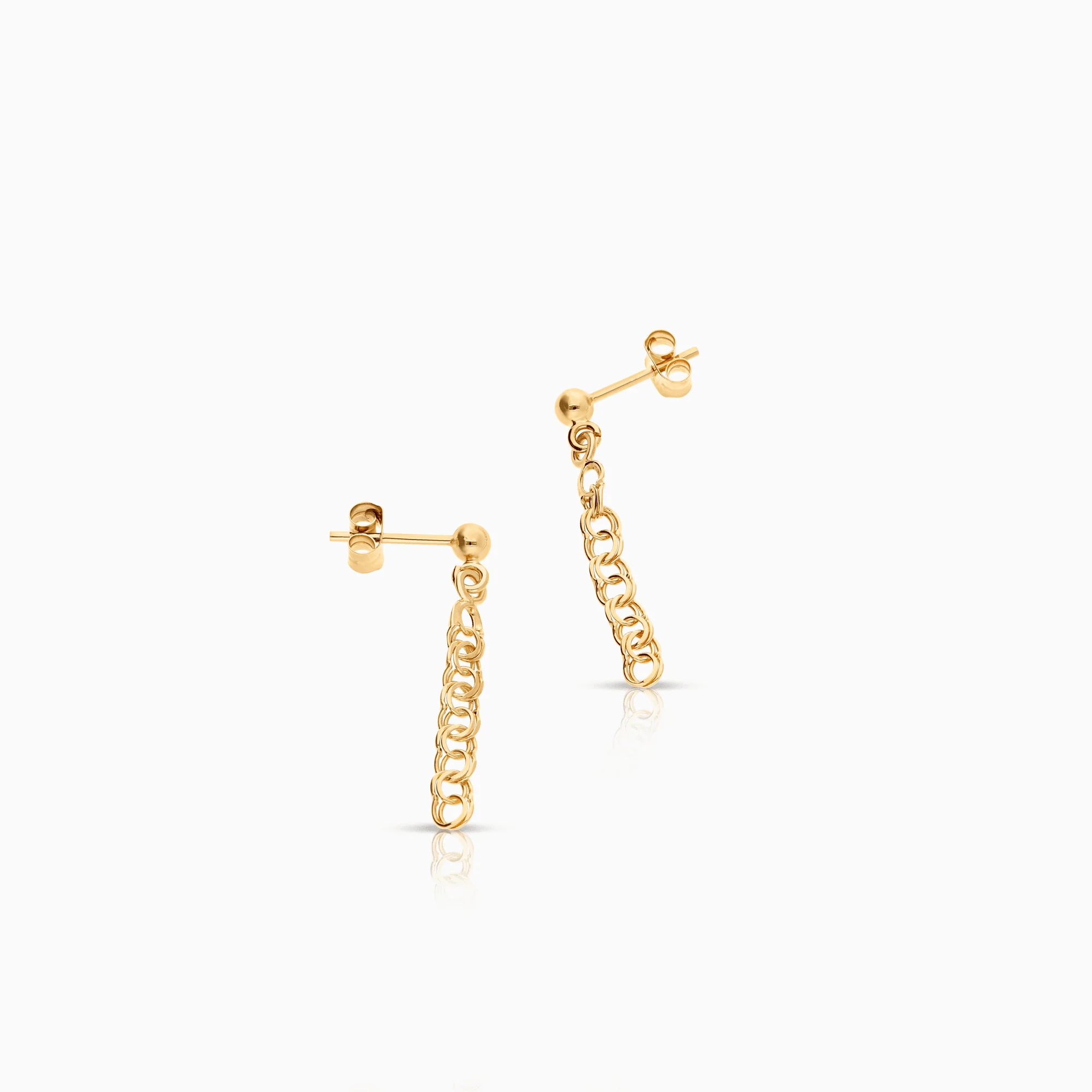 Bismarck earrings 1.08g 18K gold - Image 2