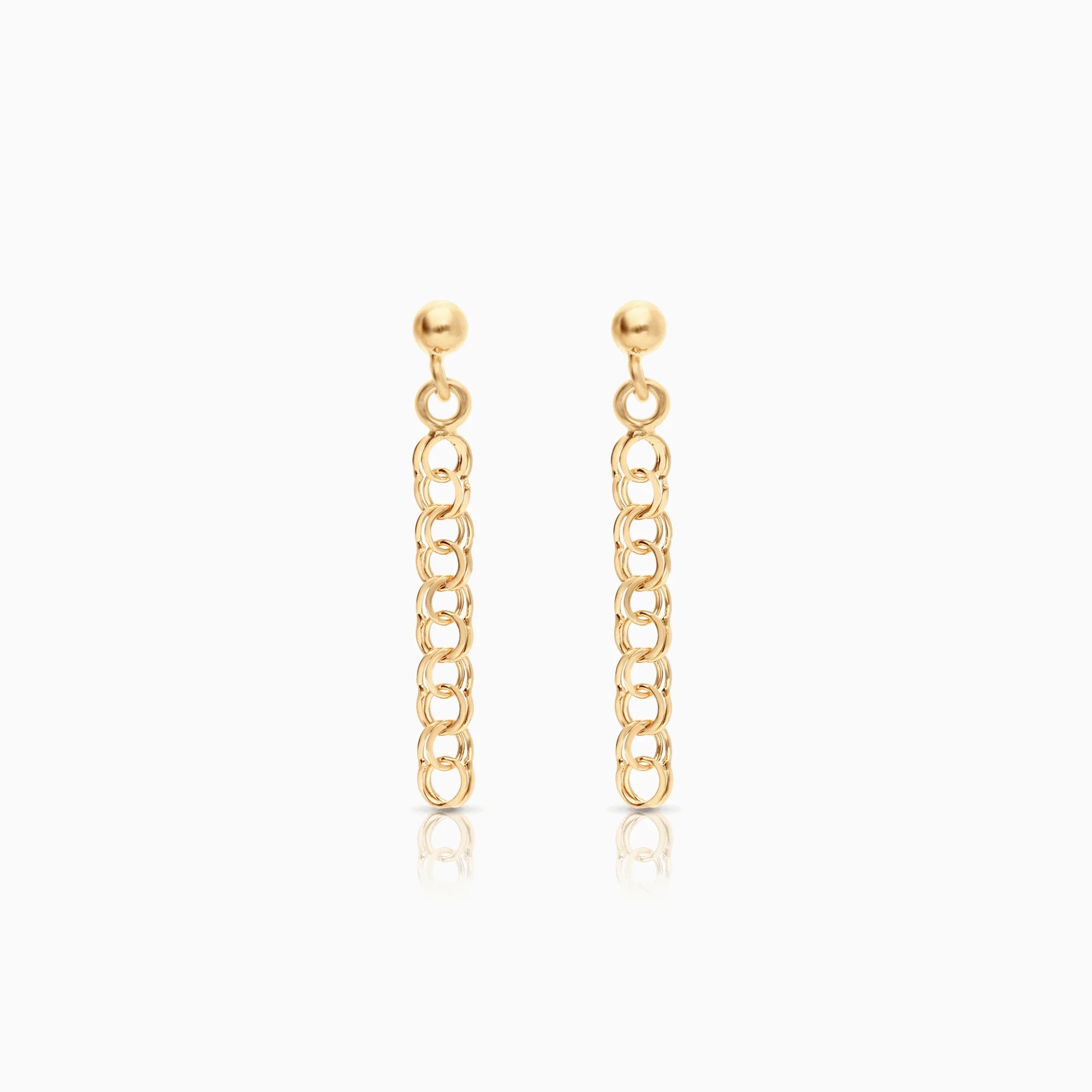 Bismarck earrings 1.10g 18K gold