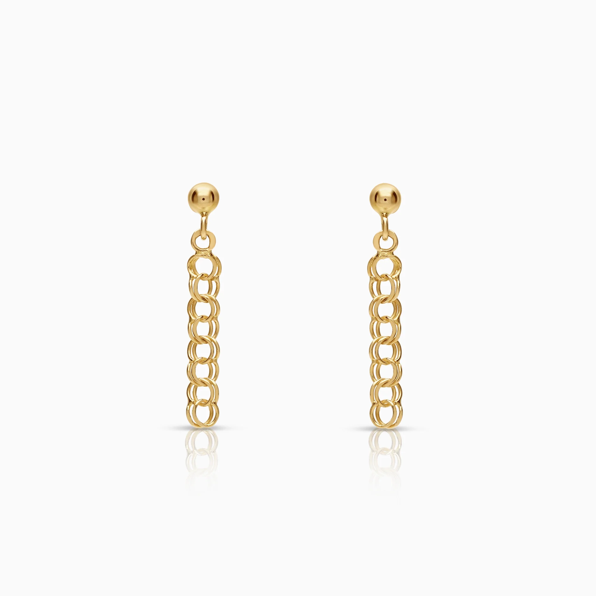 Bismarck earrings 1.12g 18K gold