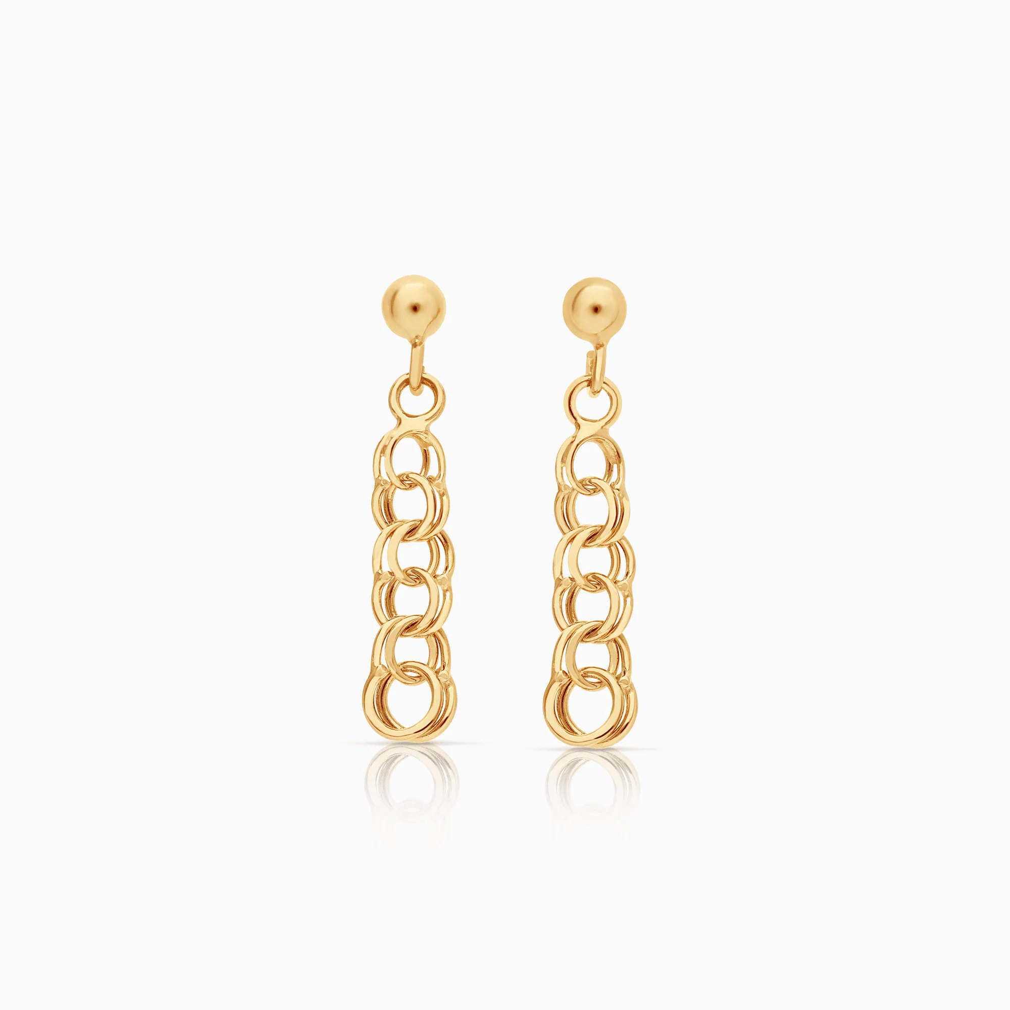 Bismarck earrings 1.22g 18K gold