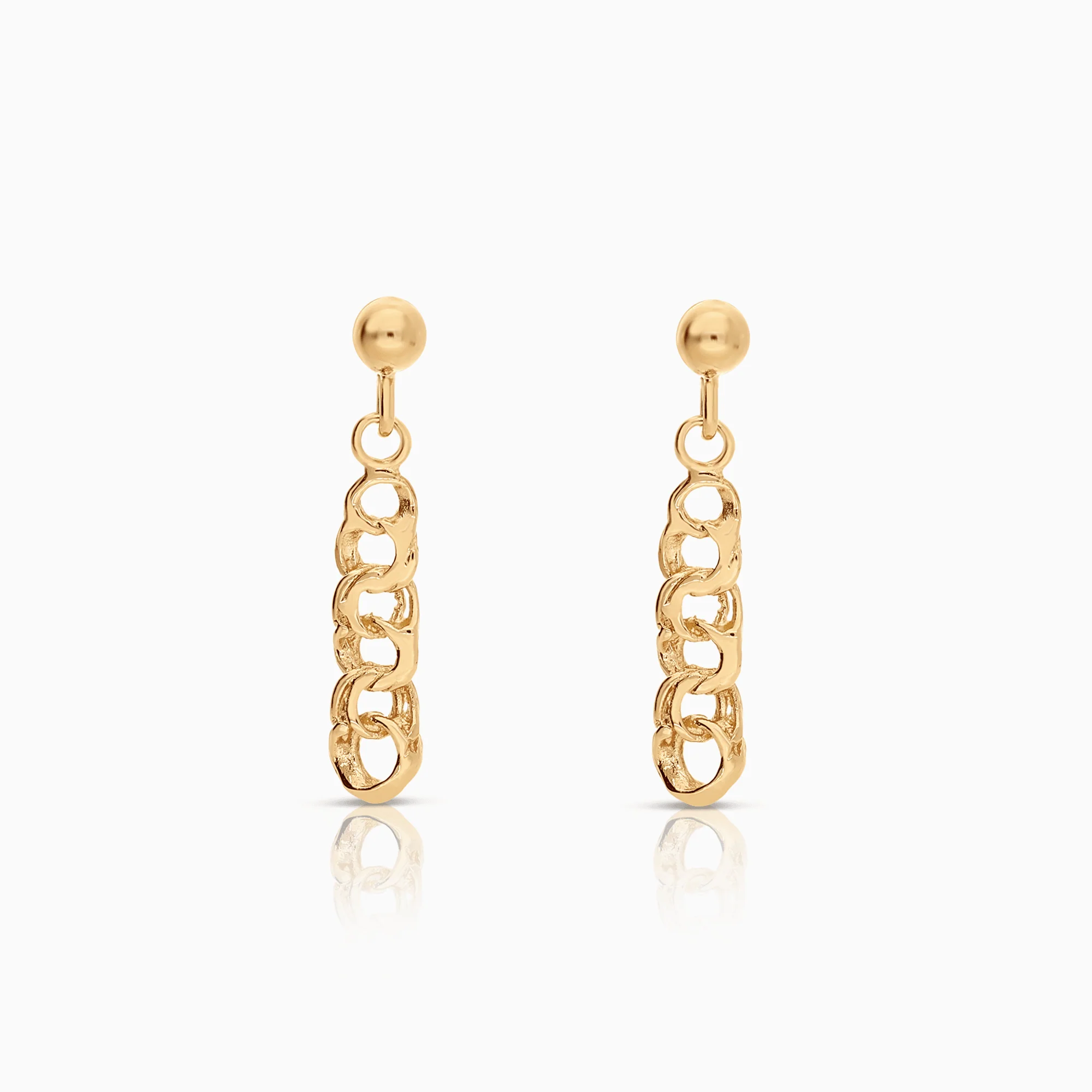 Bismarck earrings 1.24g 18K gold