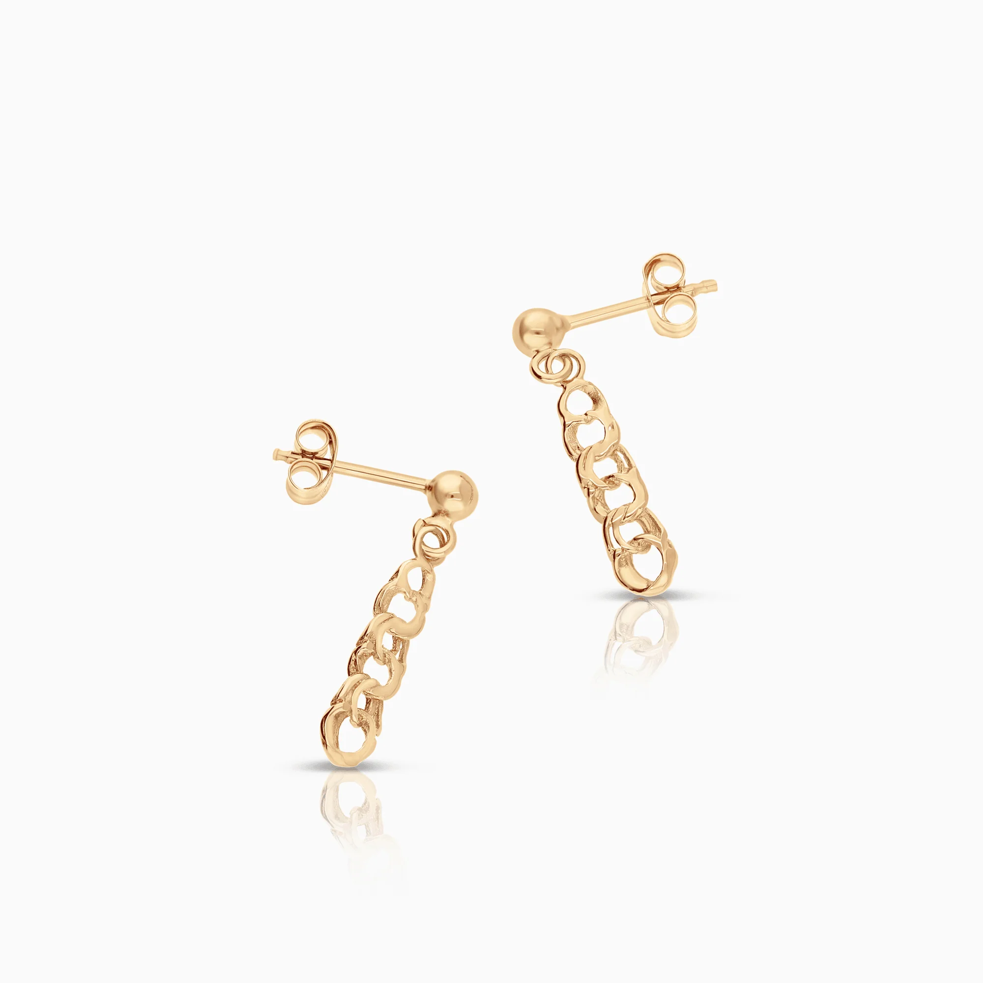 Bismarck earrings 1.24g 18K gold - Image 2