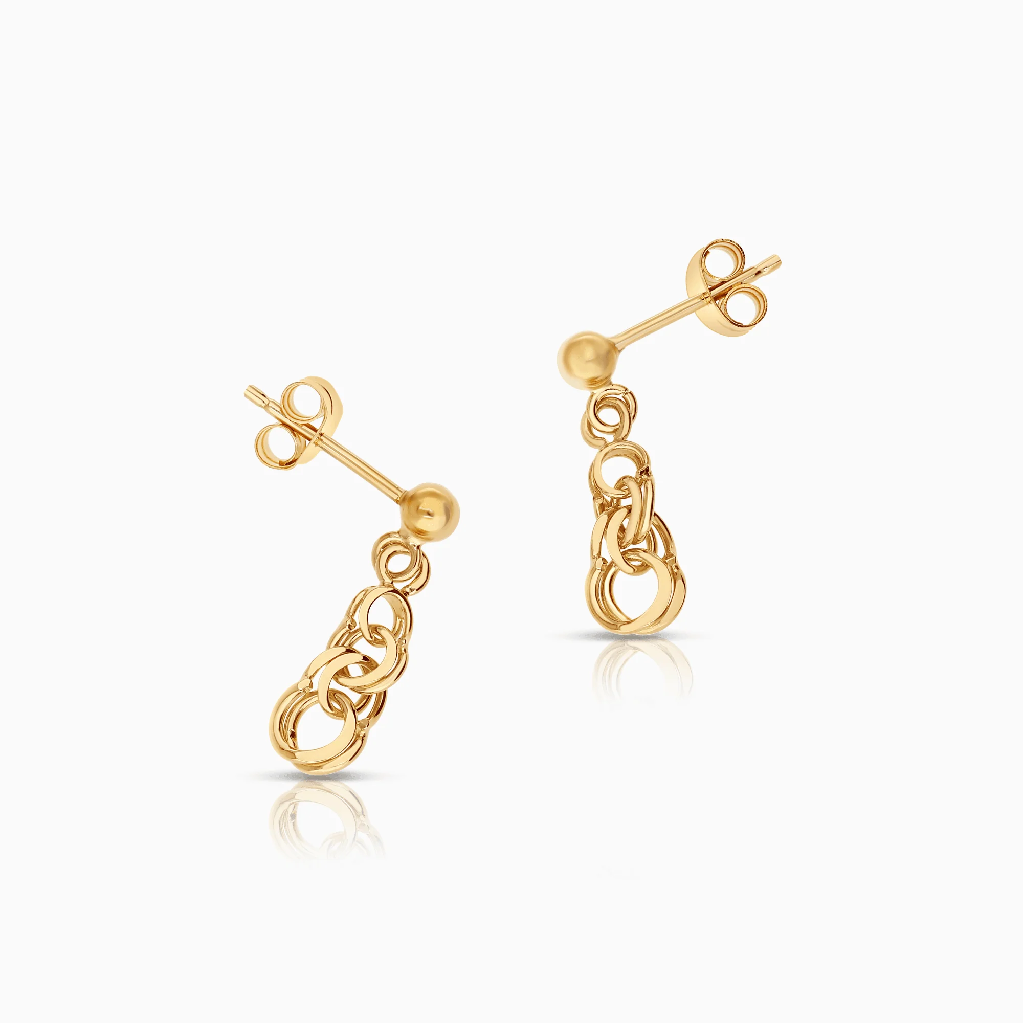 Bismarck earrings 1.26g 18K gold - Image 2