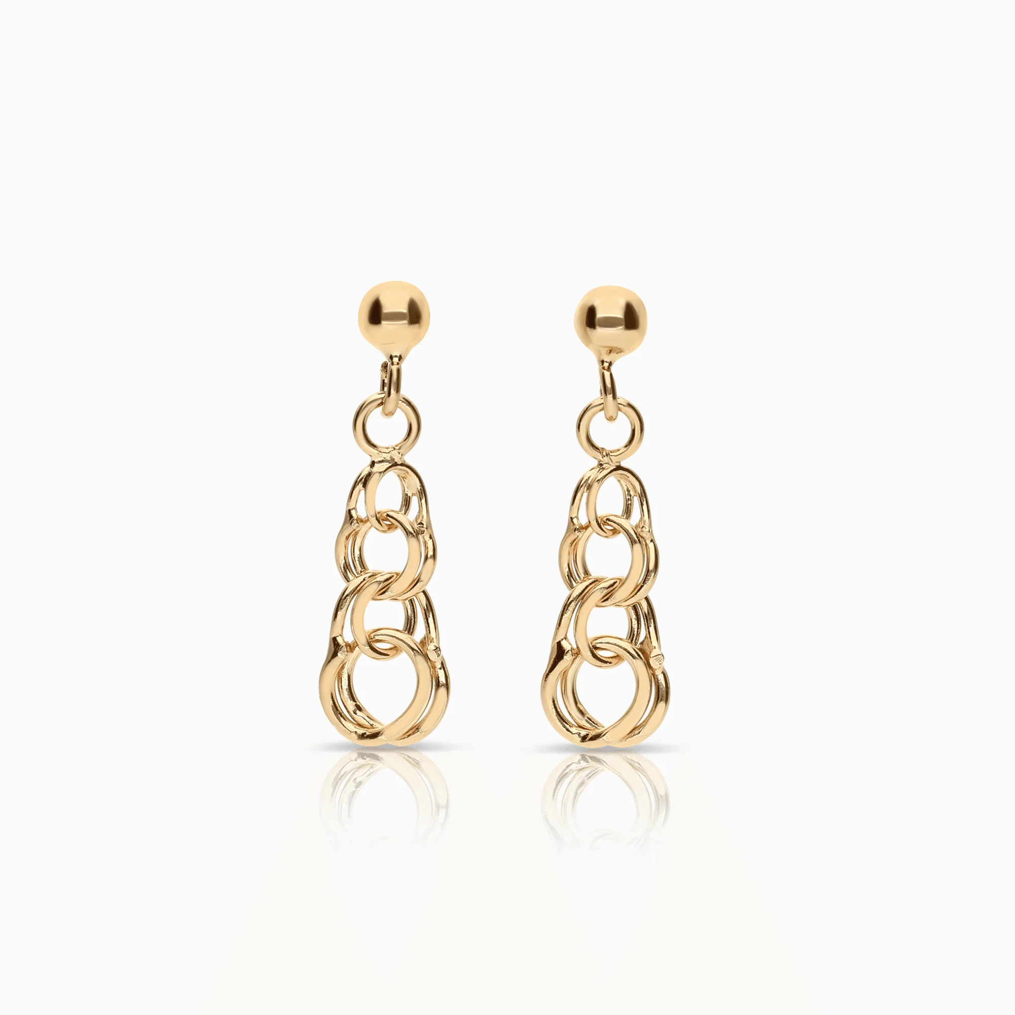 Bismarck earrings 1.32g 18K gold