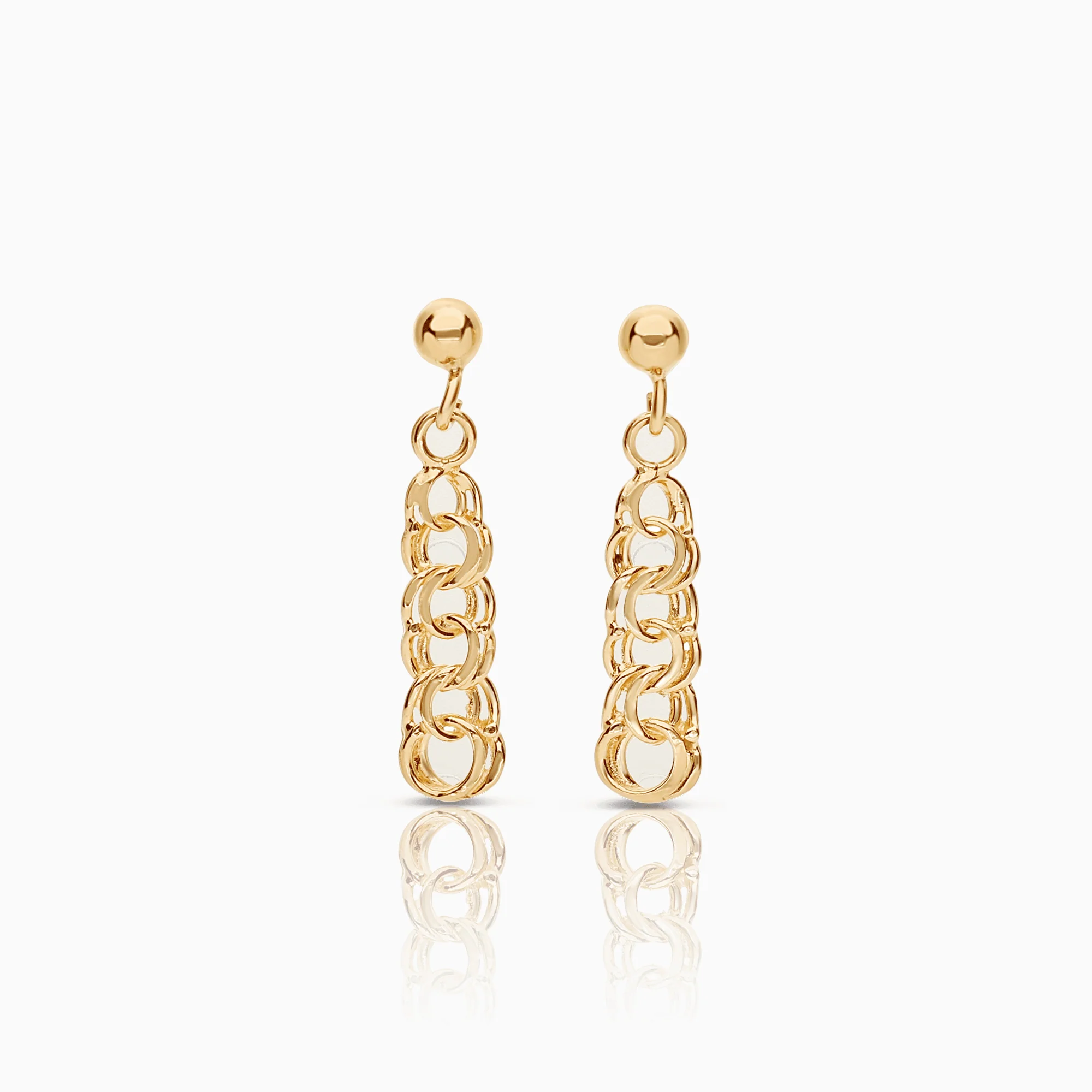 Bismarck earrings 1.34g 18K gold