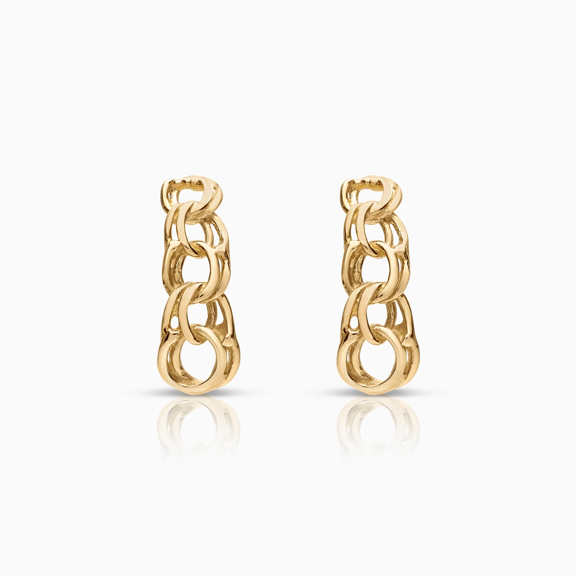 Bismarck earrings 1.34g 18K gold
