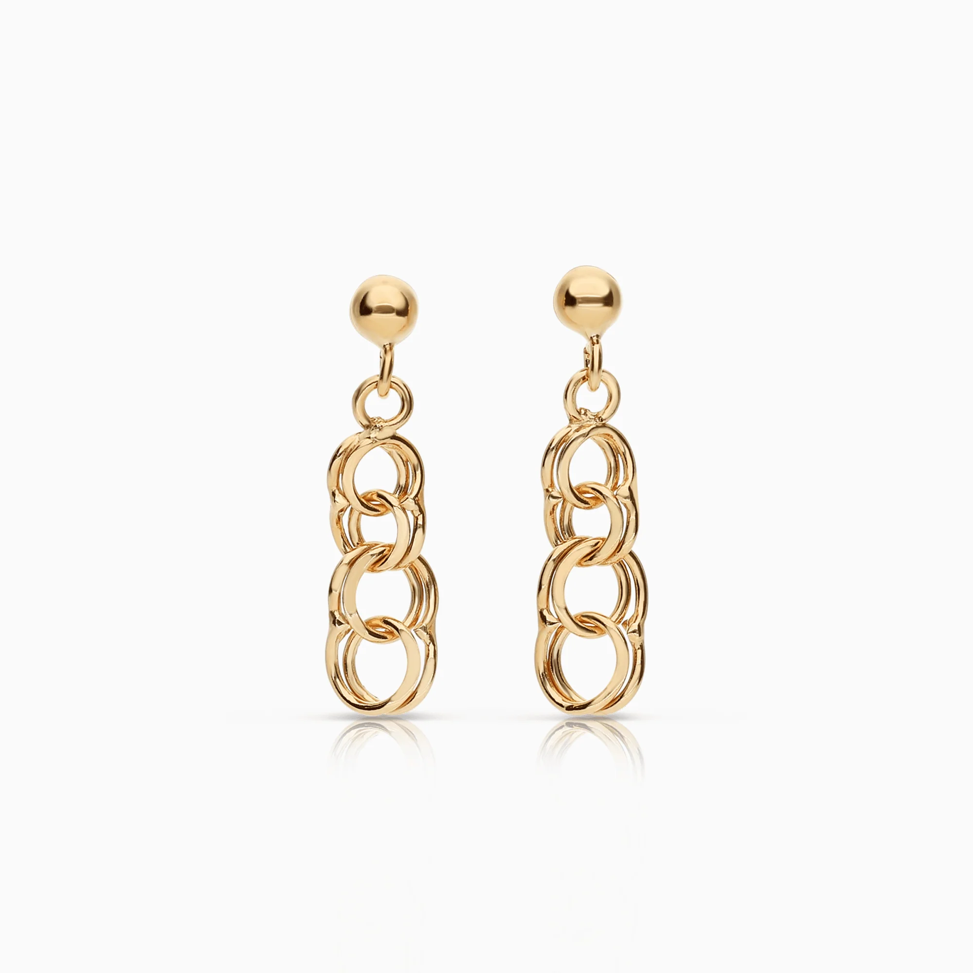 Bismarck earrings 1.36g 18K gold