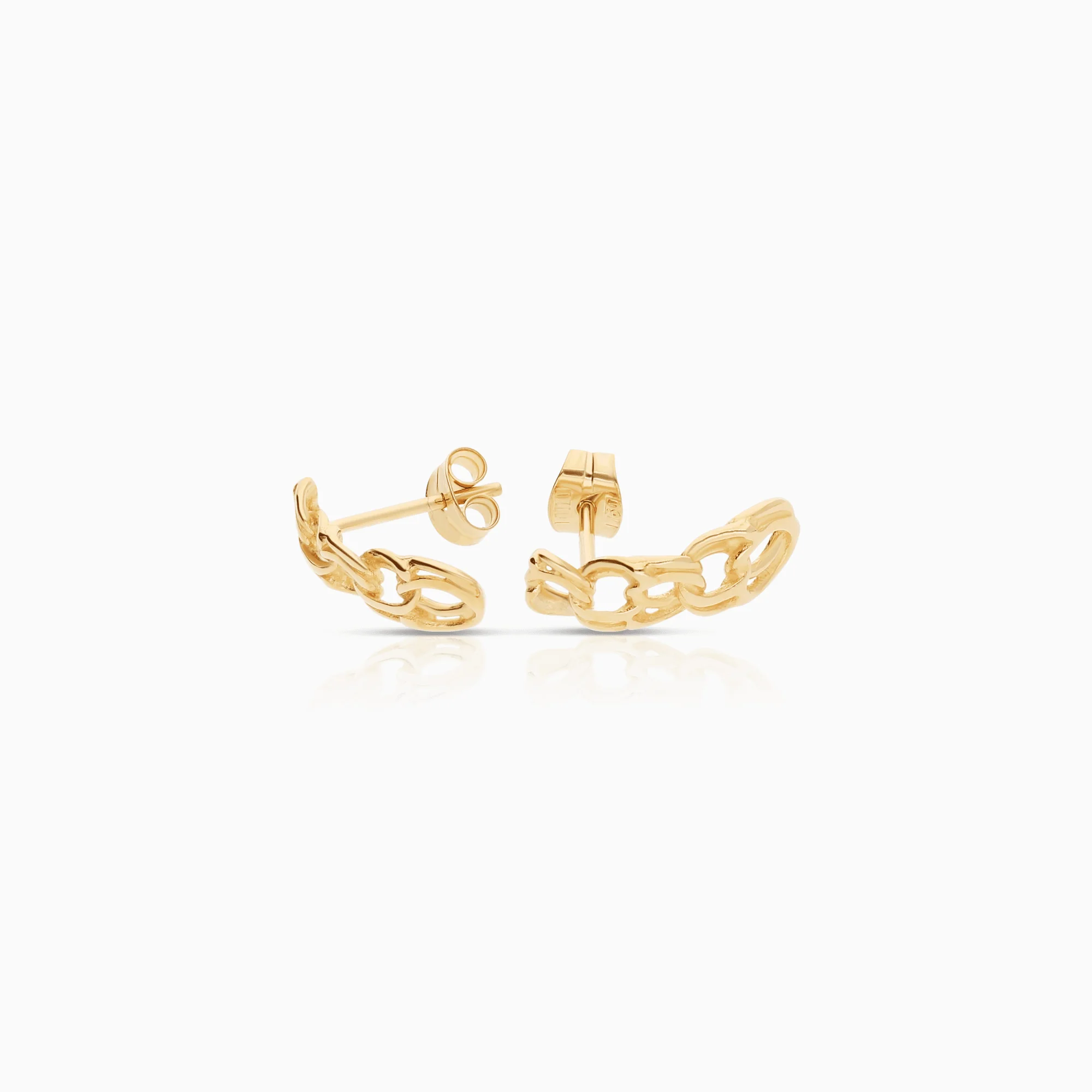 Bismarck earrings 1.45g 18K gold - Image 2