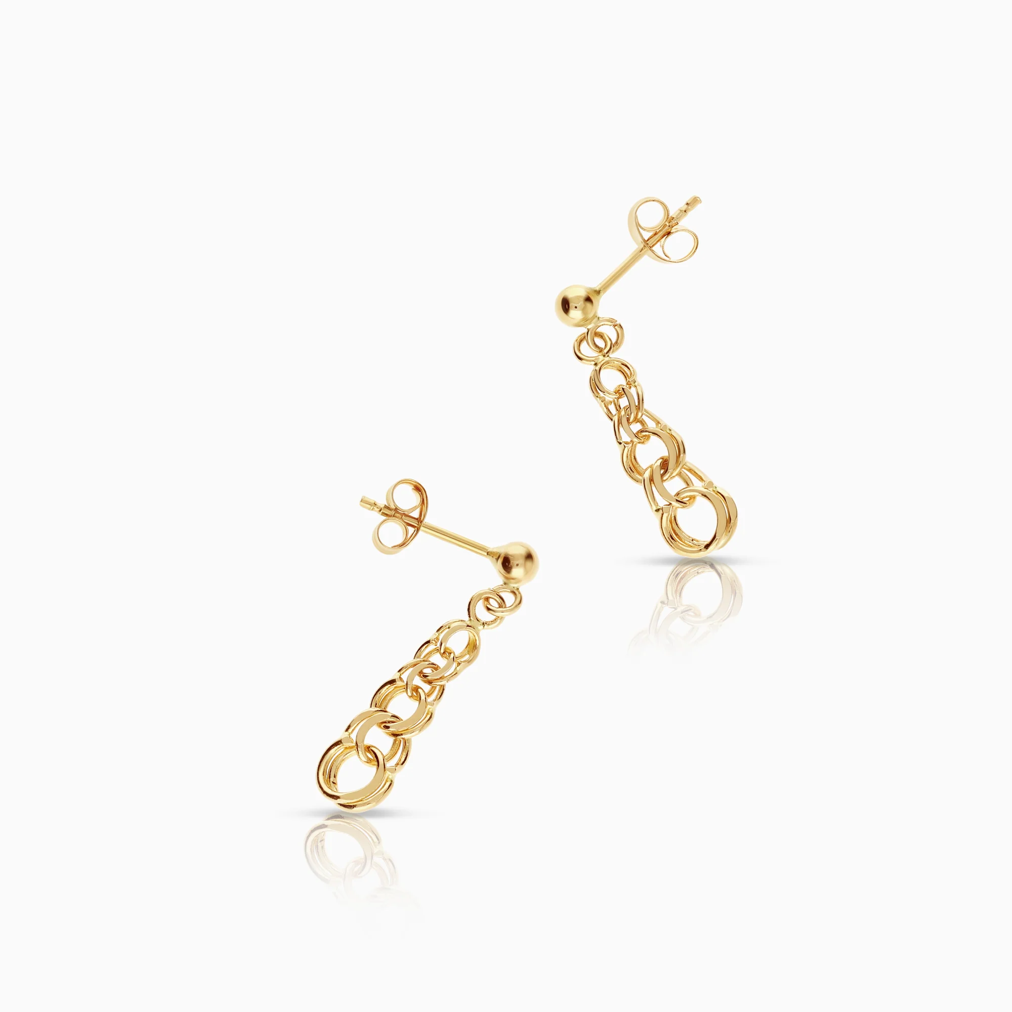 Bismarck earrings 1.46g 18K gold - Image 2
