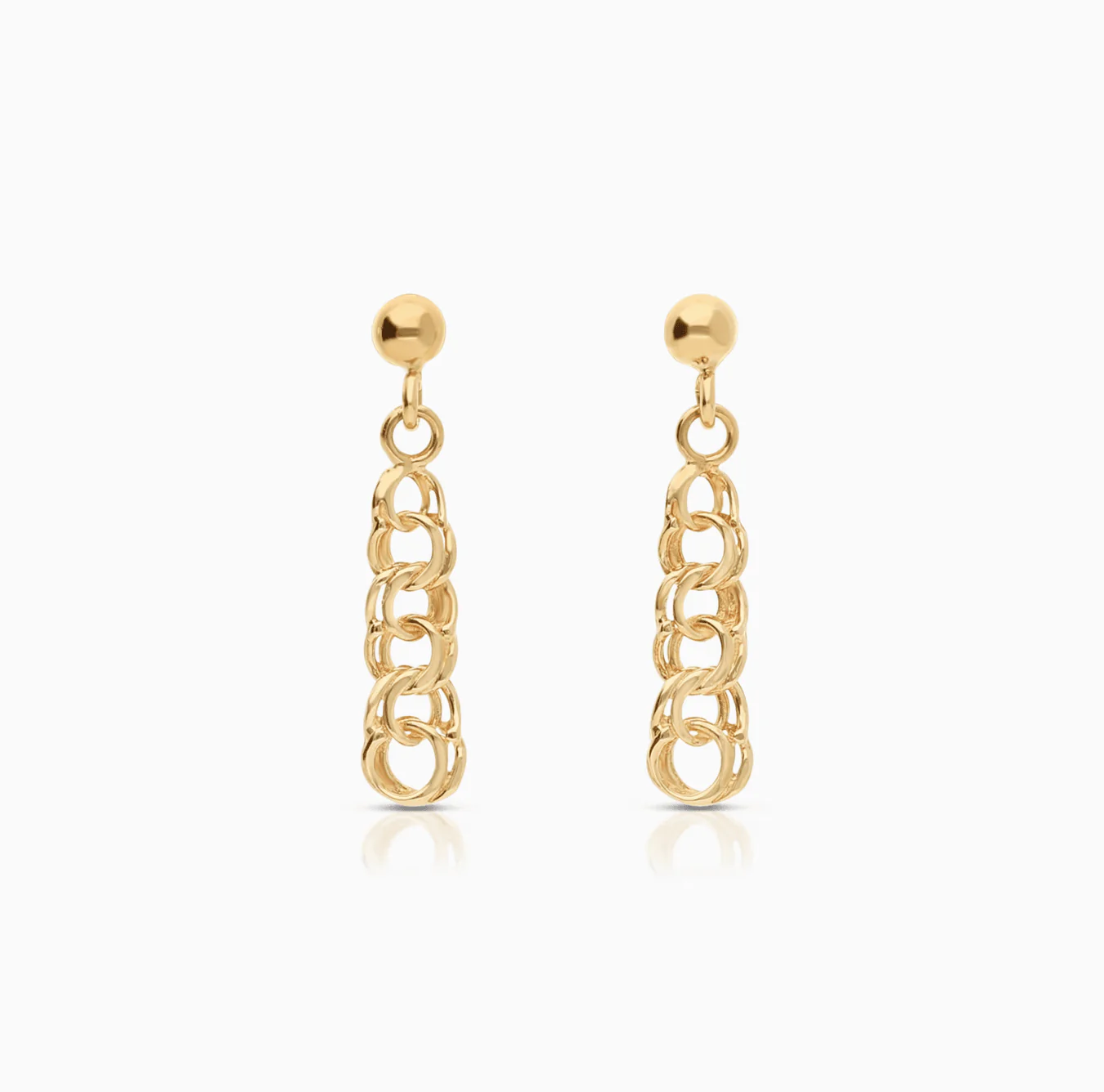Bismarck earrings 1.53g 18K gold