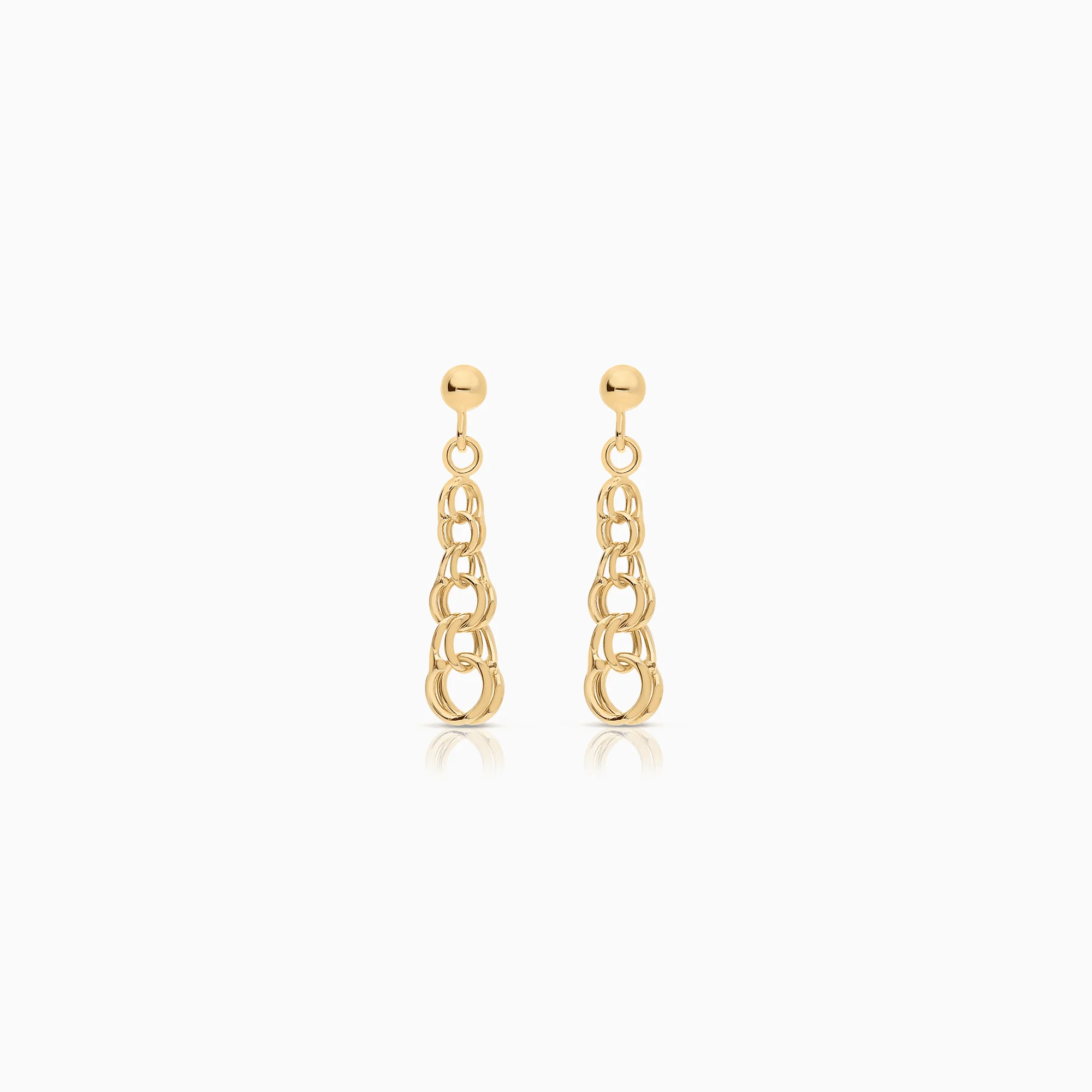 Bismarck earrings 1.53g 18K gold