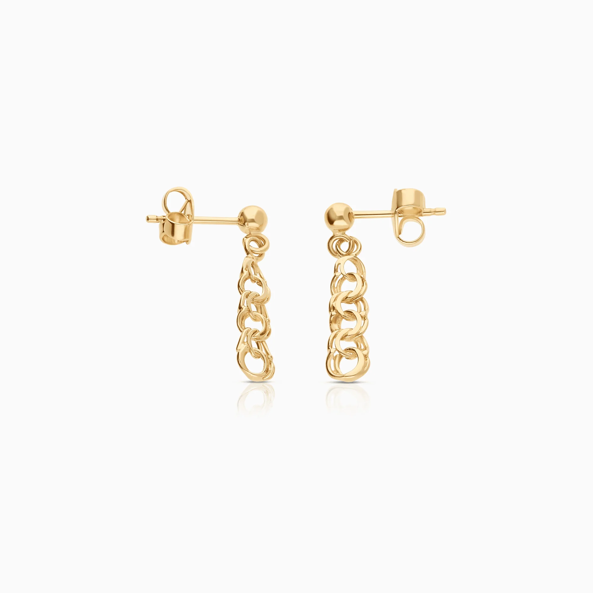 Bismarck earrings 1.53g 18K gold - Image 2