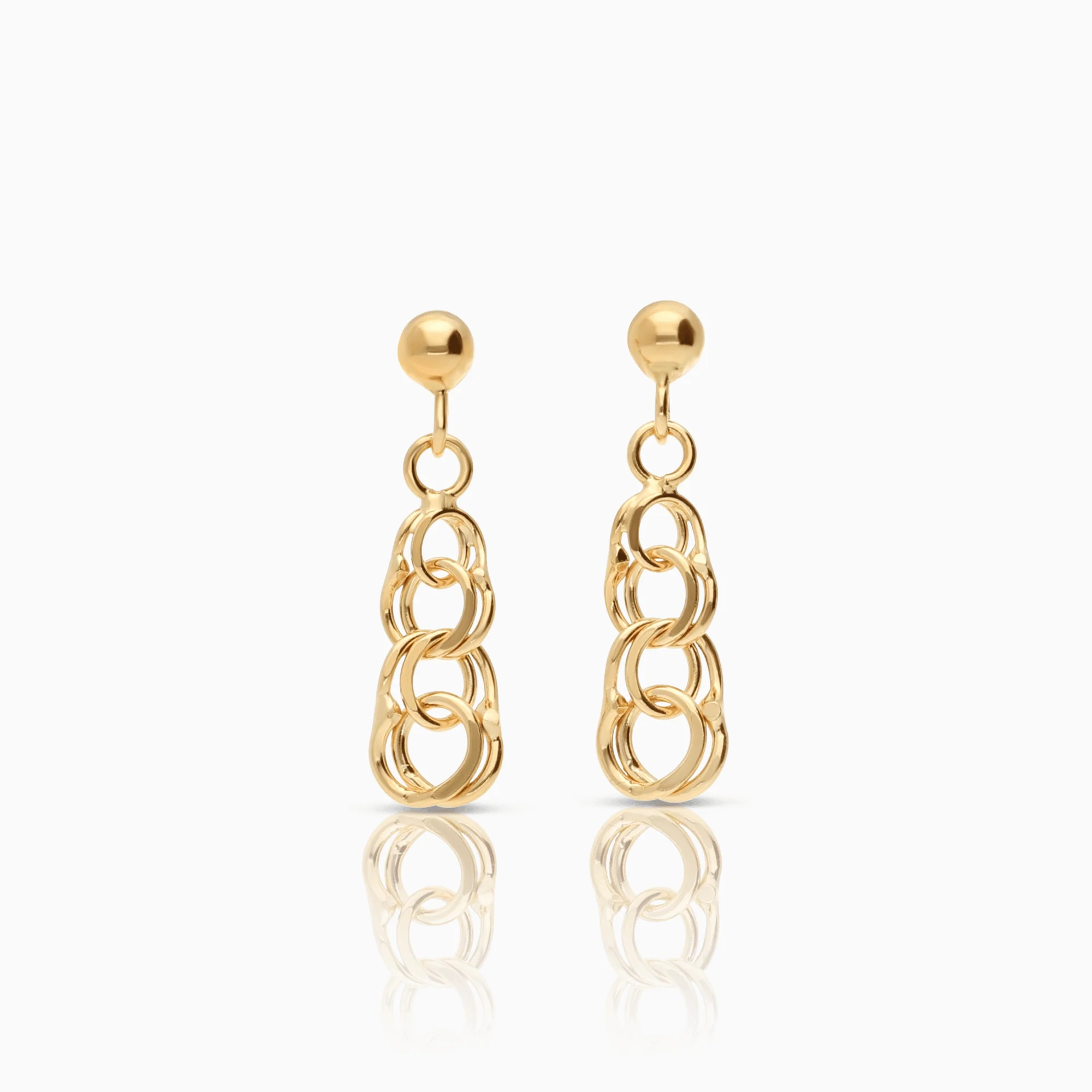 Bismarck Earrings 1.54g 18K Gold