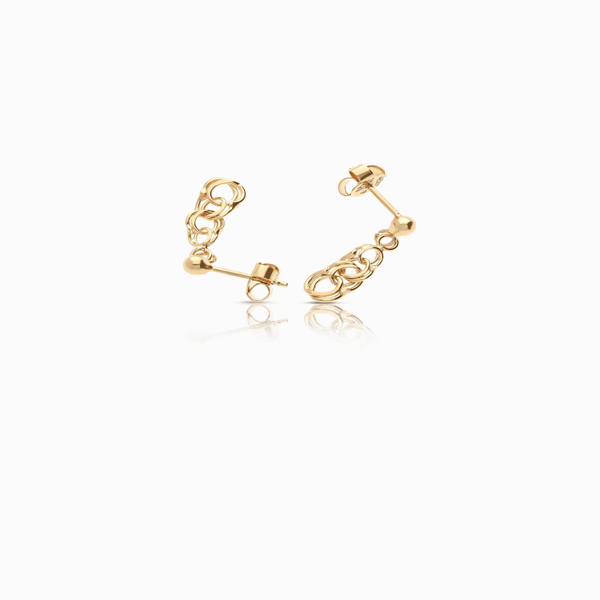 Bismarck Earrings 1.54g 18K Gold - Image 2