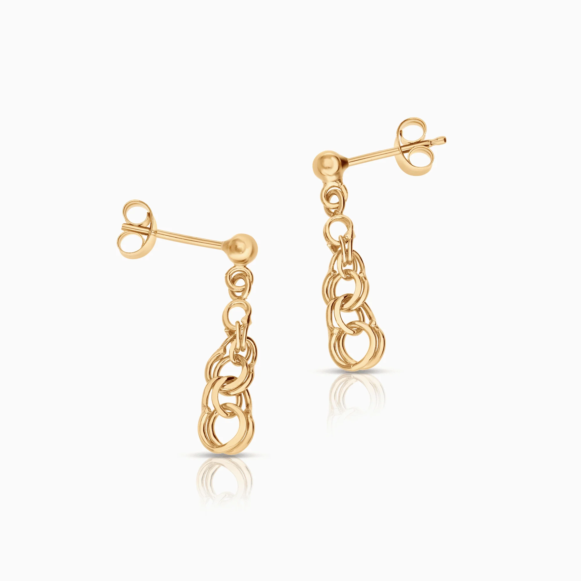 Bismarck Earrings 1.54g 18K Gold - Image 2