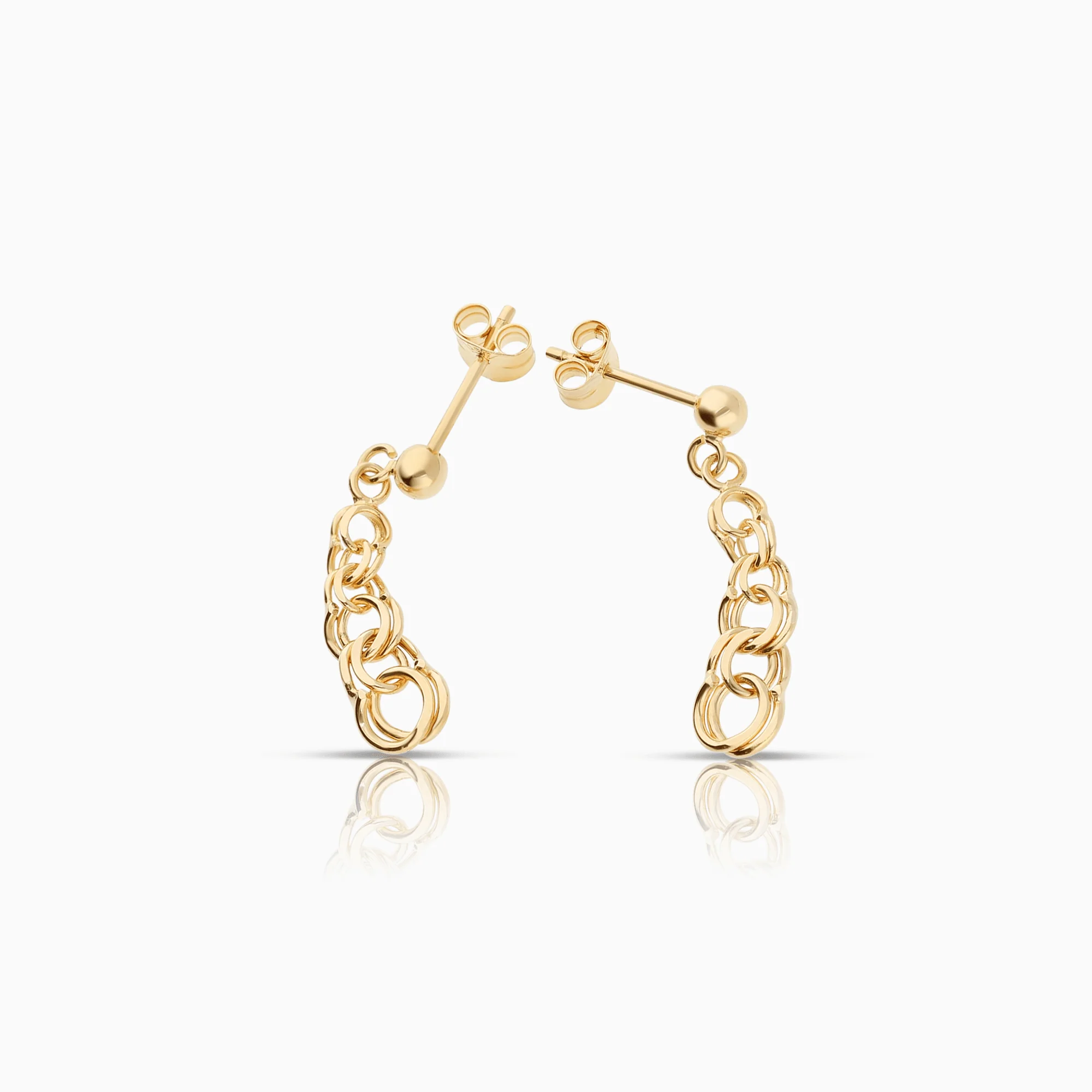 Bismarck earrings 1.56g 18K gold - Image 2