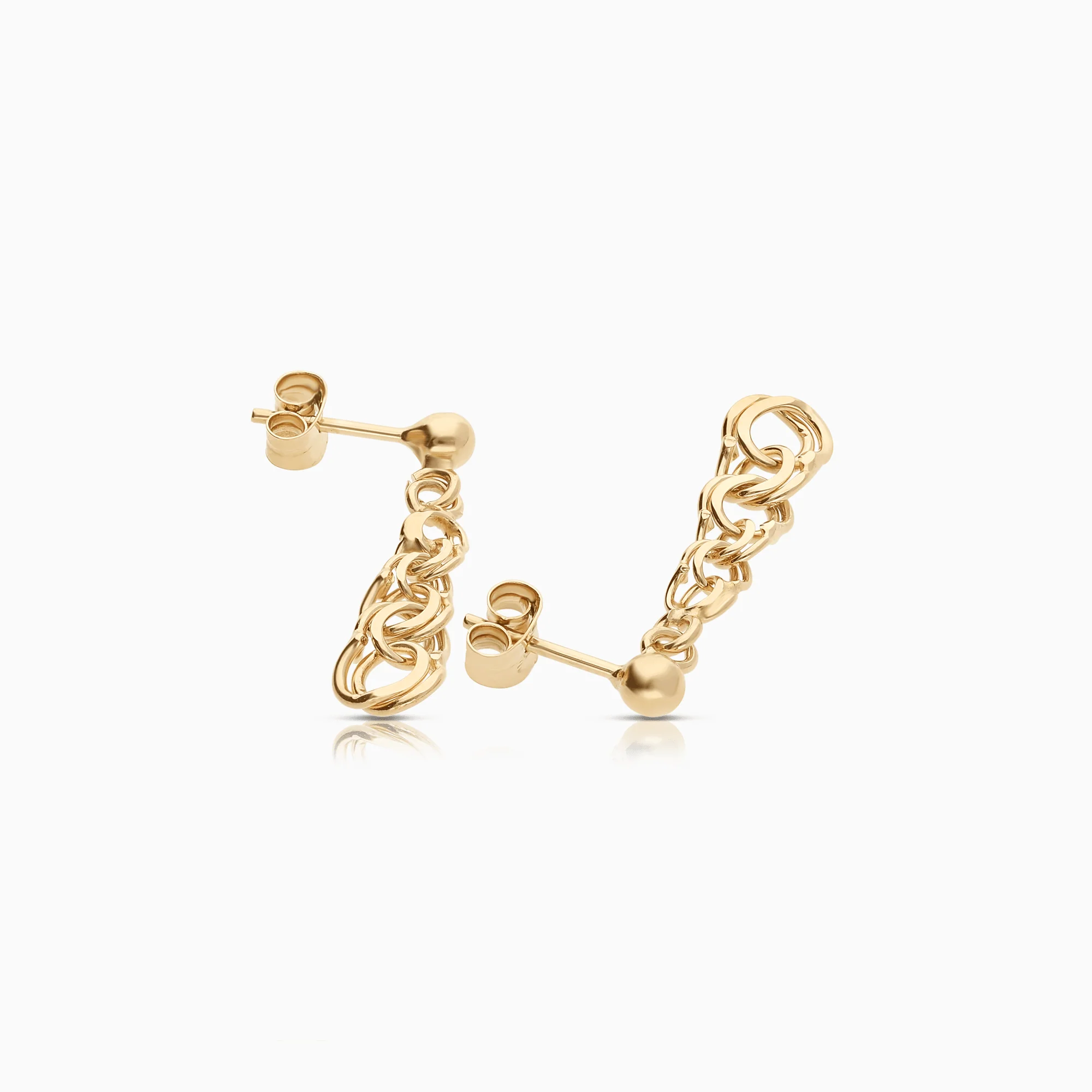 Bismarck earrings 1.63g 18K gold - Image 2