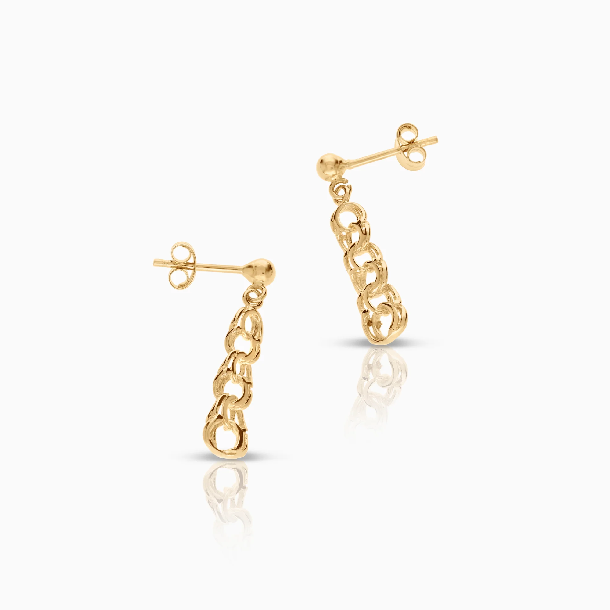 Bismarck earrings 1.67g 18K gold - Image 2