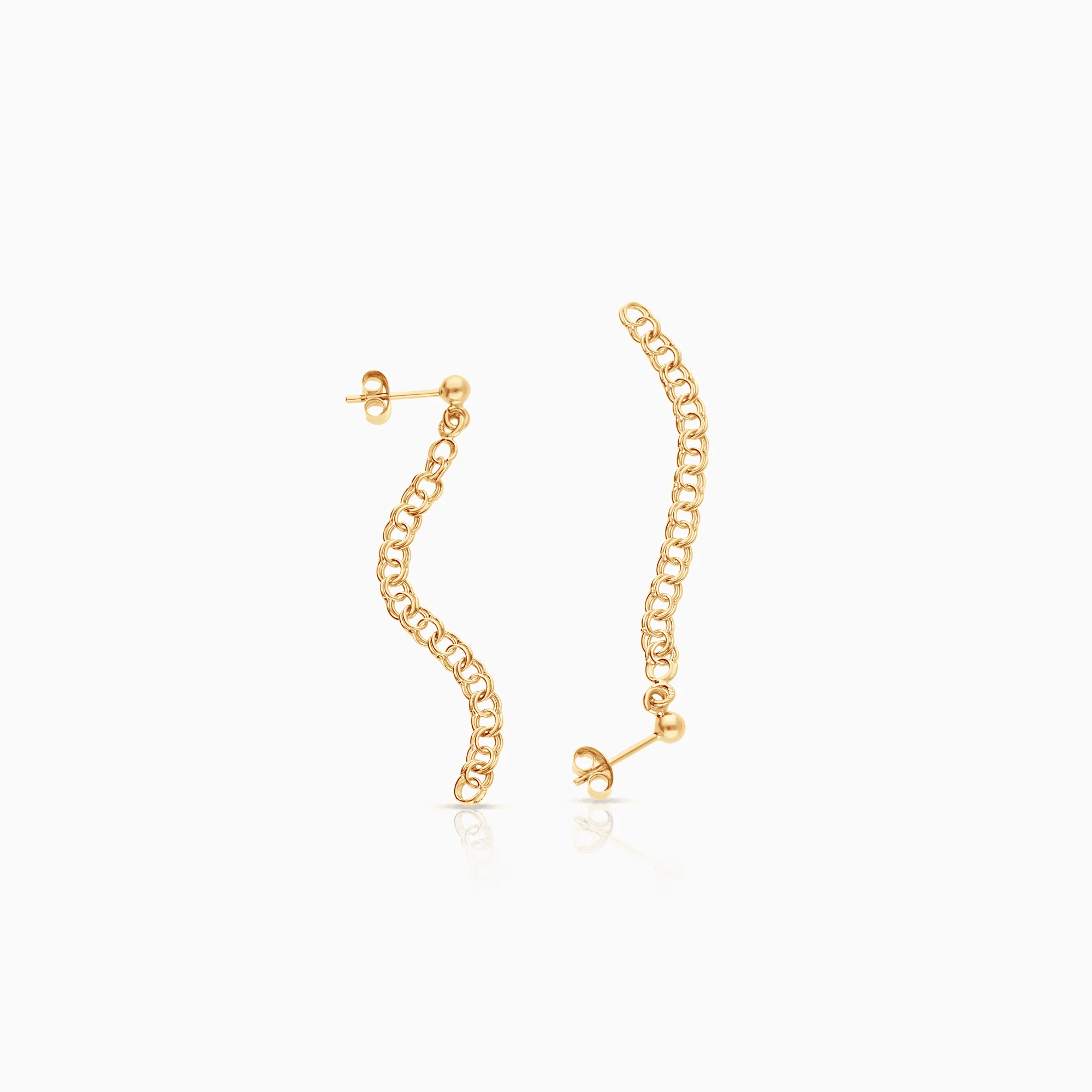 Bismarck earrings 1.72g 18K gold - Image 2