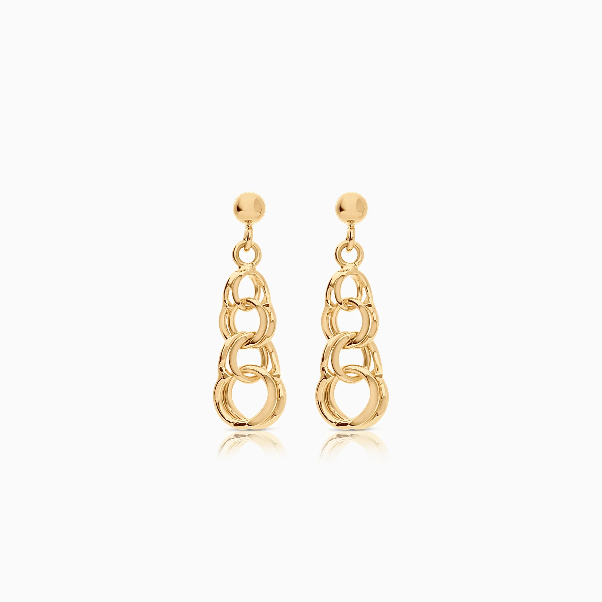 Bismarck earrings 1.80g 18K gold