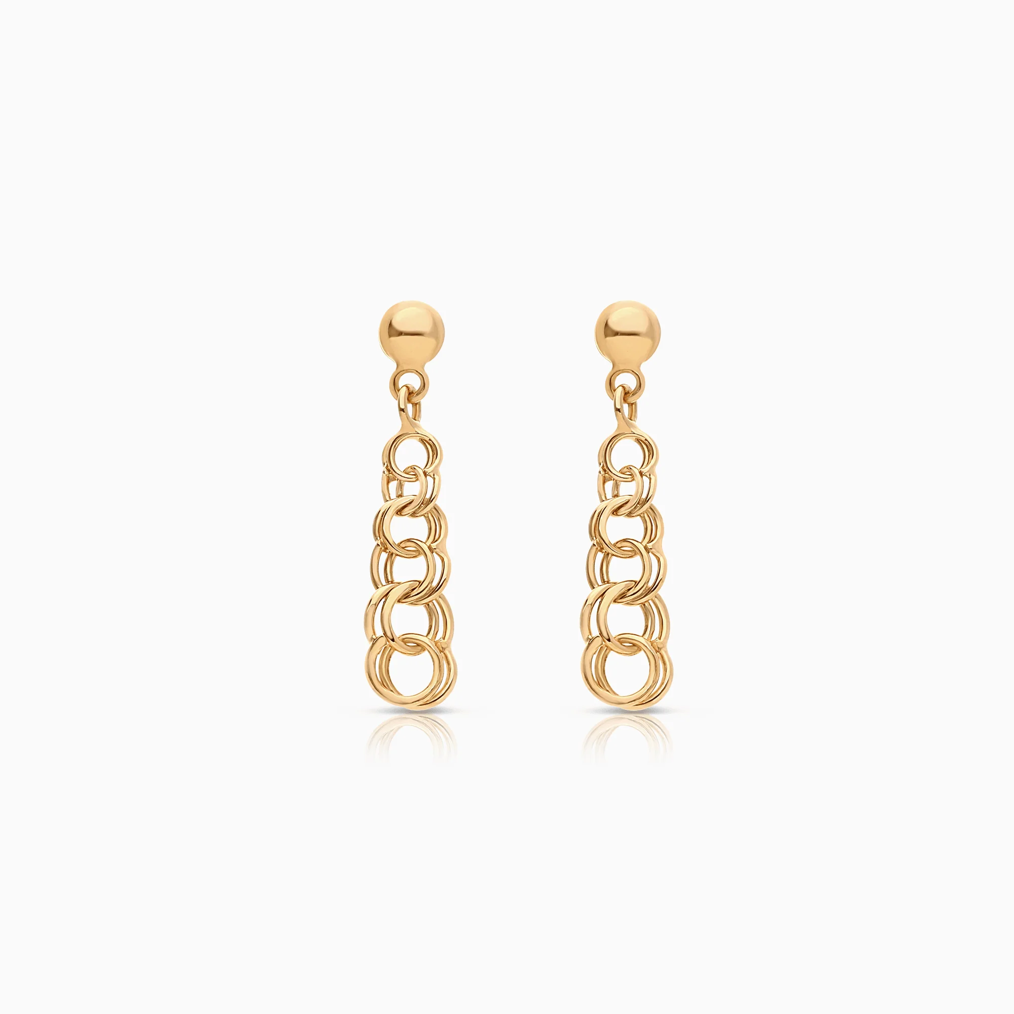 Bismarck earrings 1.99g 18K gold