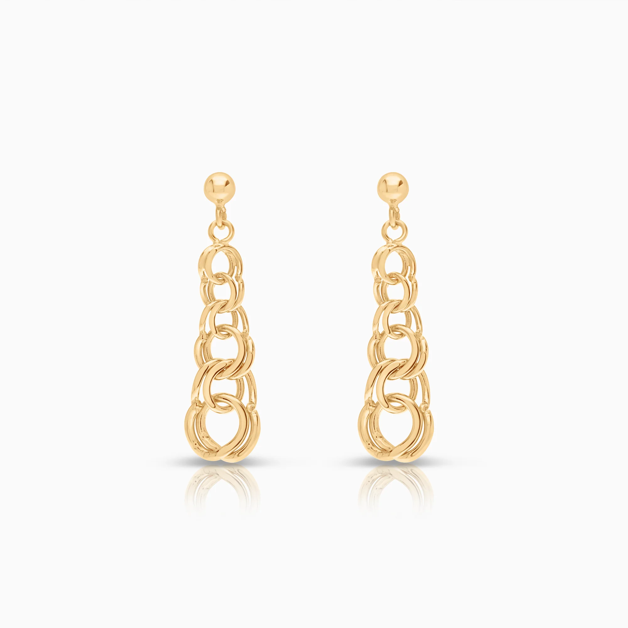 Bismarck earrings 2.79g 18K gold