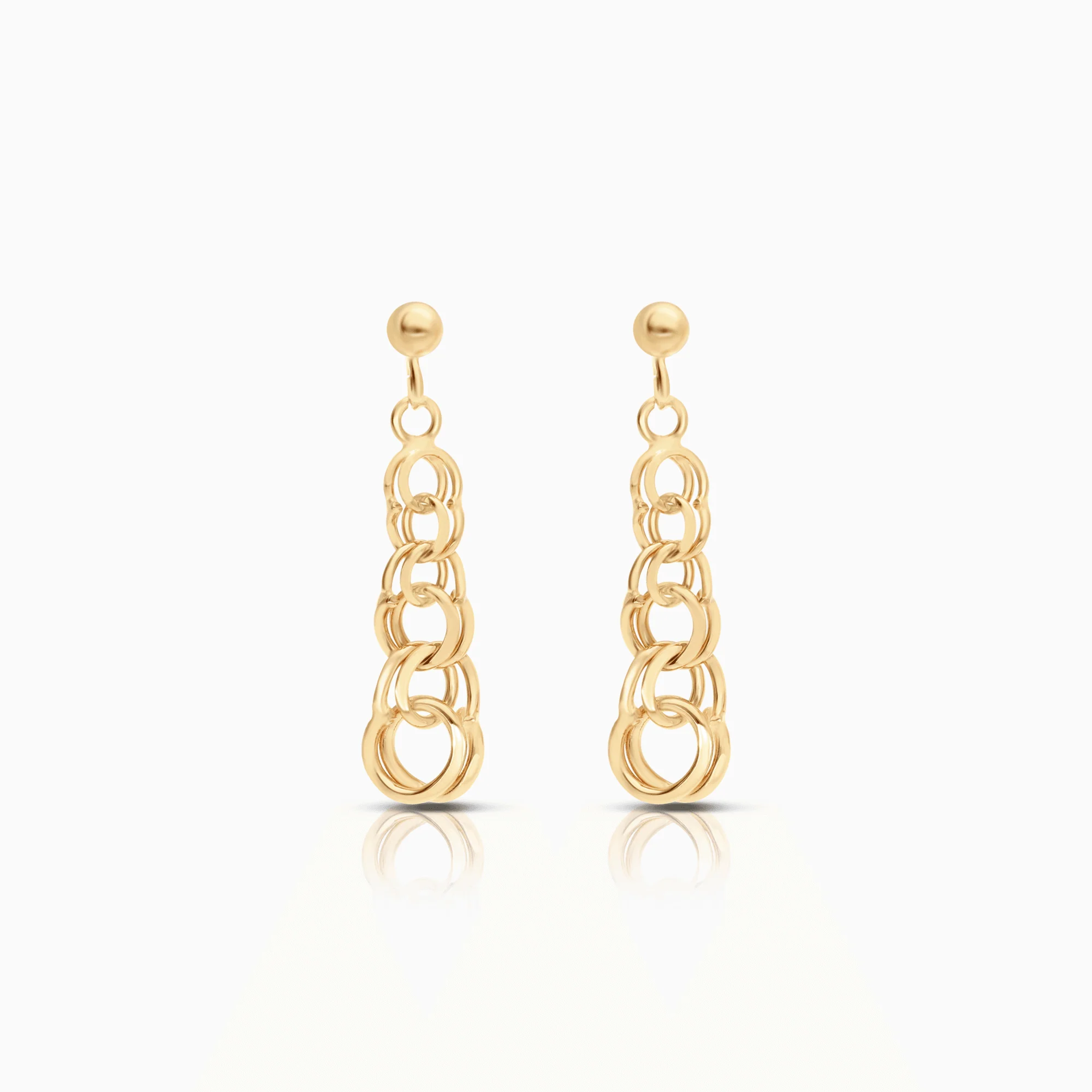 Bismarck earrings 2.16g 18K gold