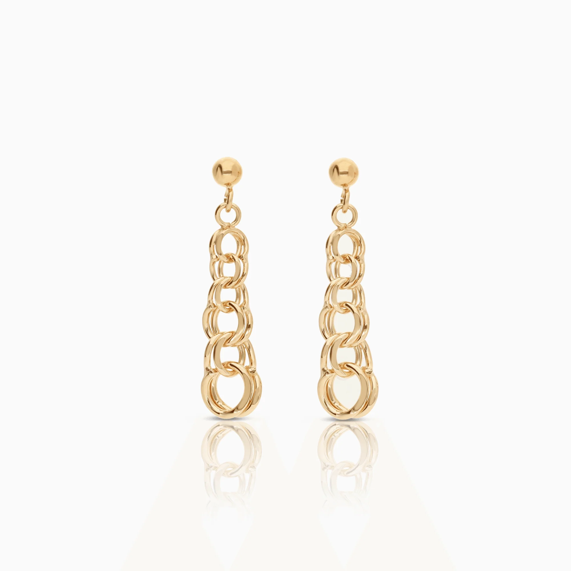 Bismarck Earrings 2.18g 18K Gold