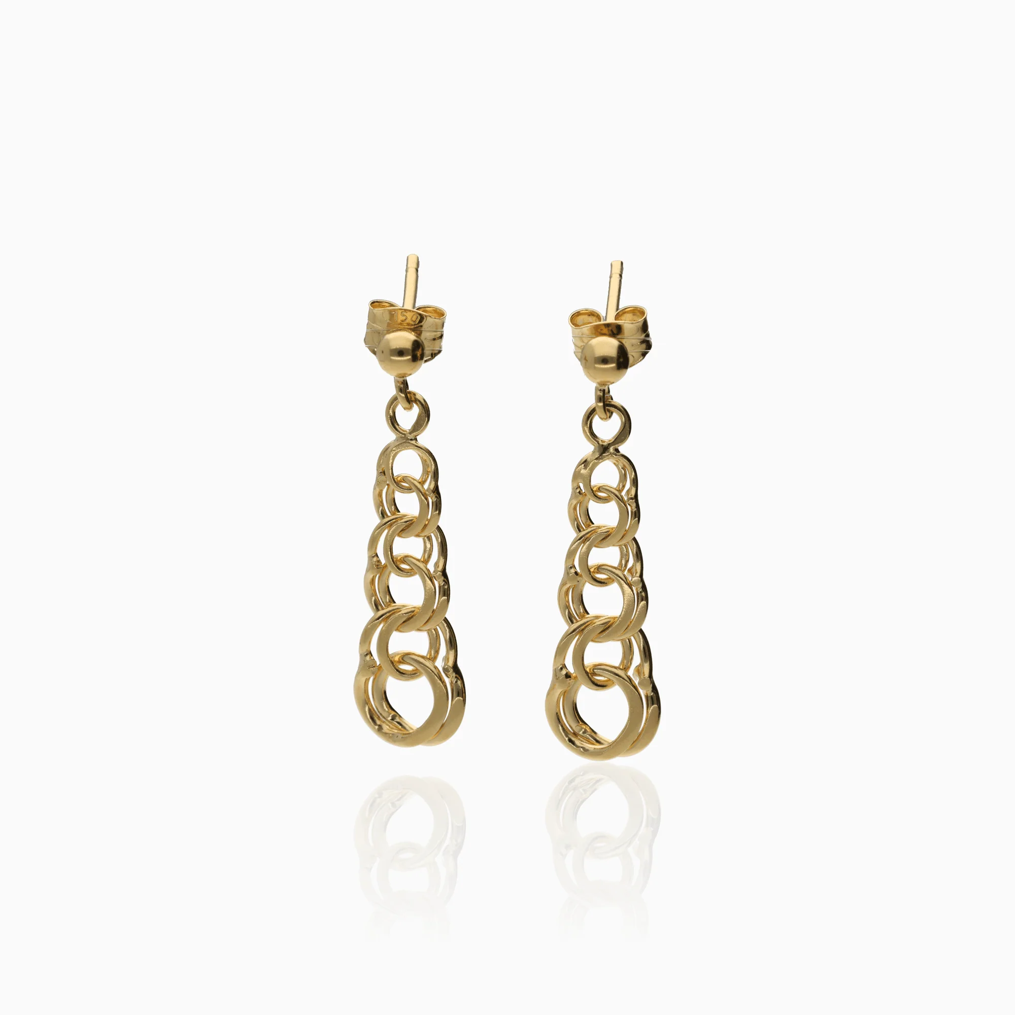 Bismarck earrings 2.38g 18K gold