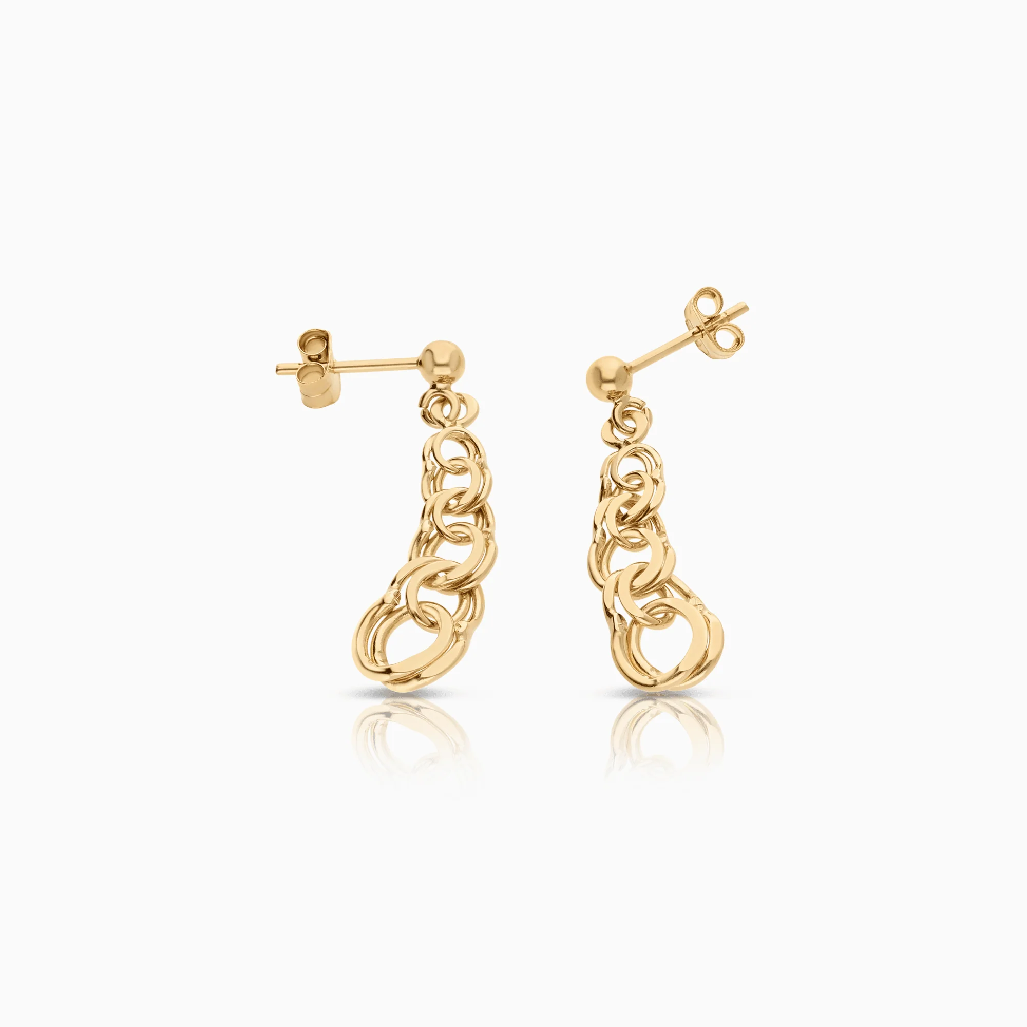 Bismarck earrings 2.45g 18K gold - Image 2