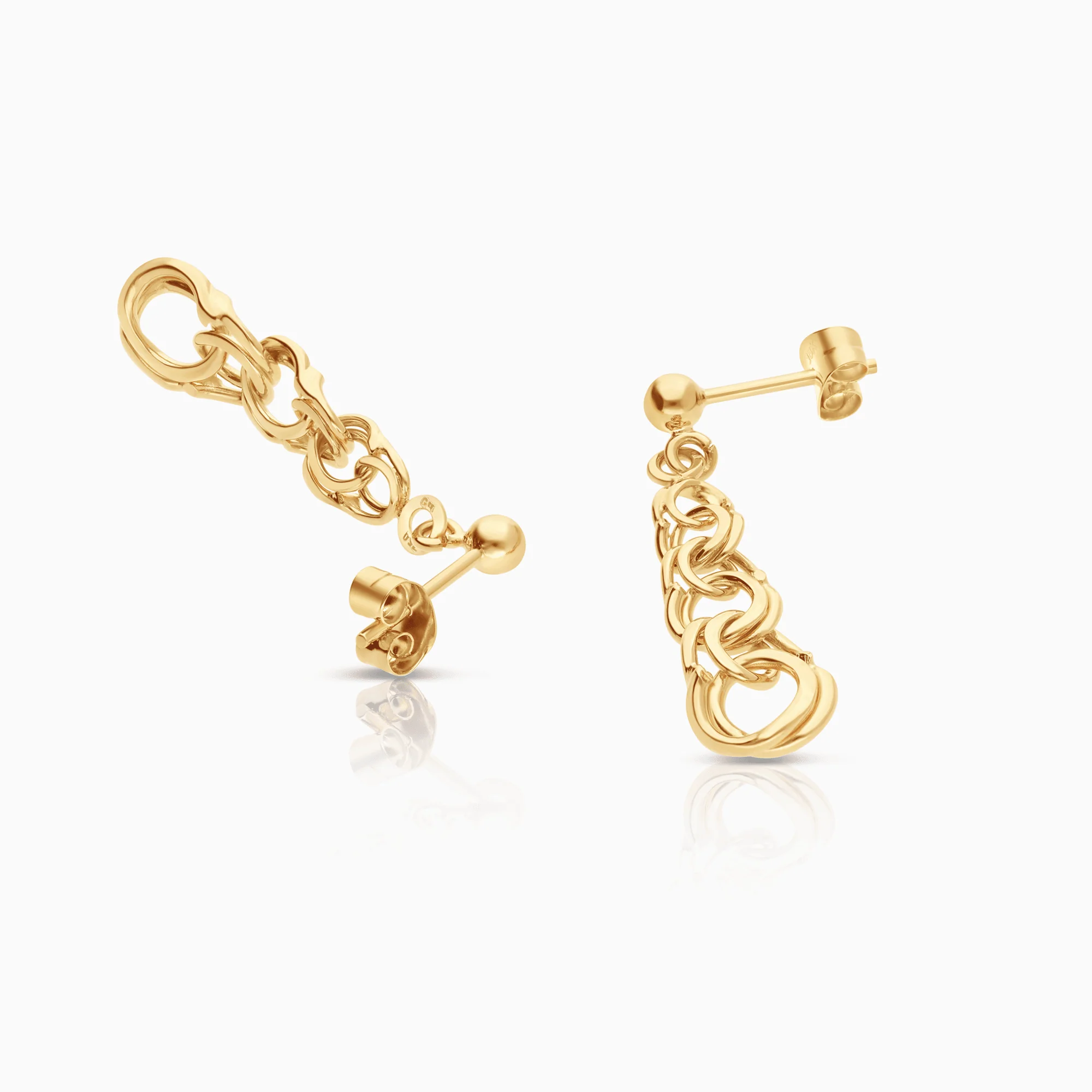 Bismarck earrings 2.46g 18K gold - Image 2