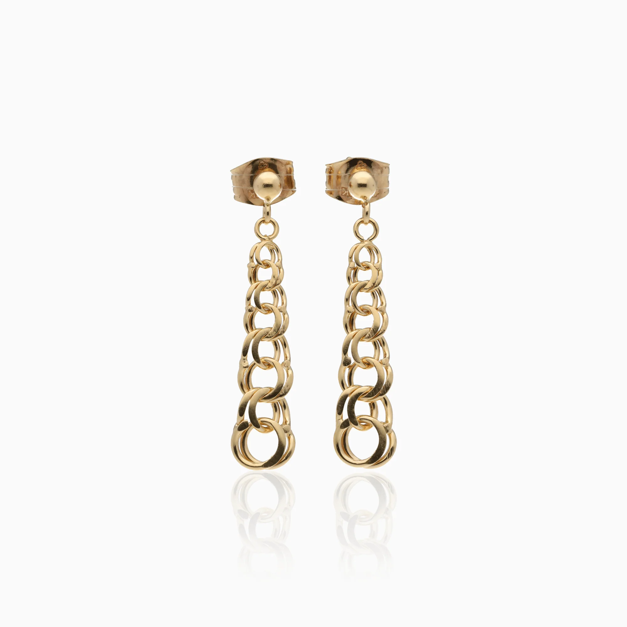 Bismarck earrings 2.5g 18K gold