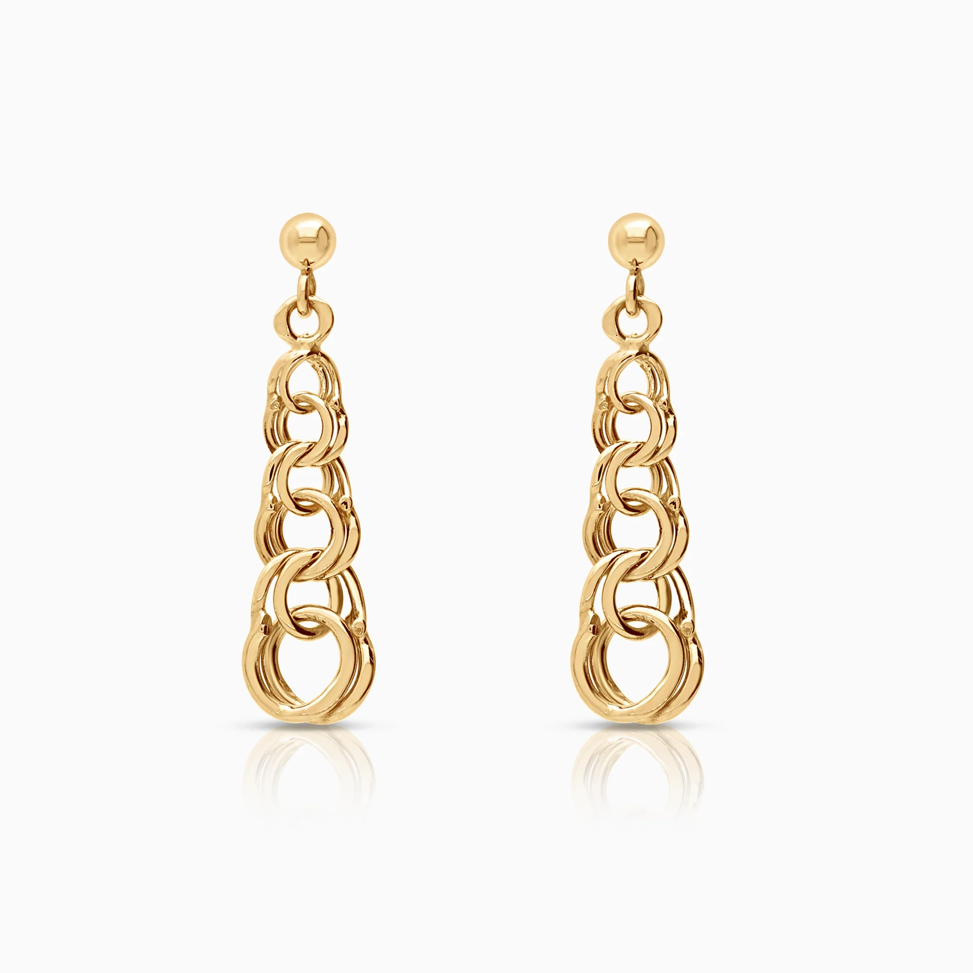 Bismarck Earrings 2.61g 18K Gold