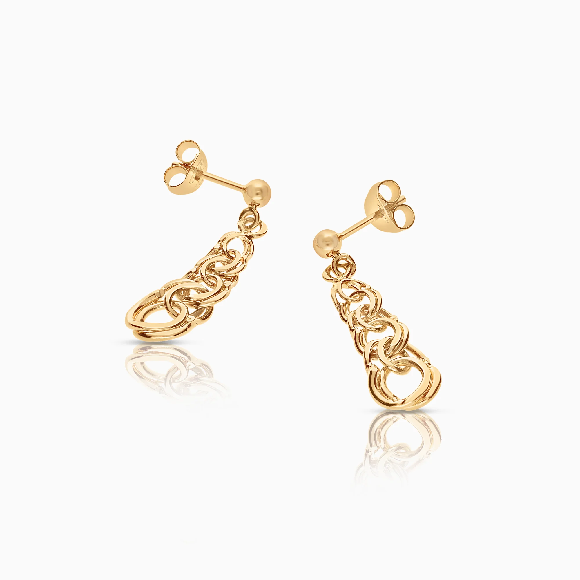 Bismarck Earrings 2.61g 18K Gold - Image 2