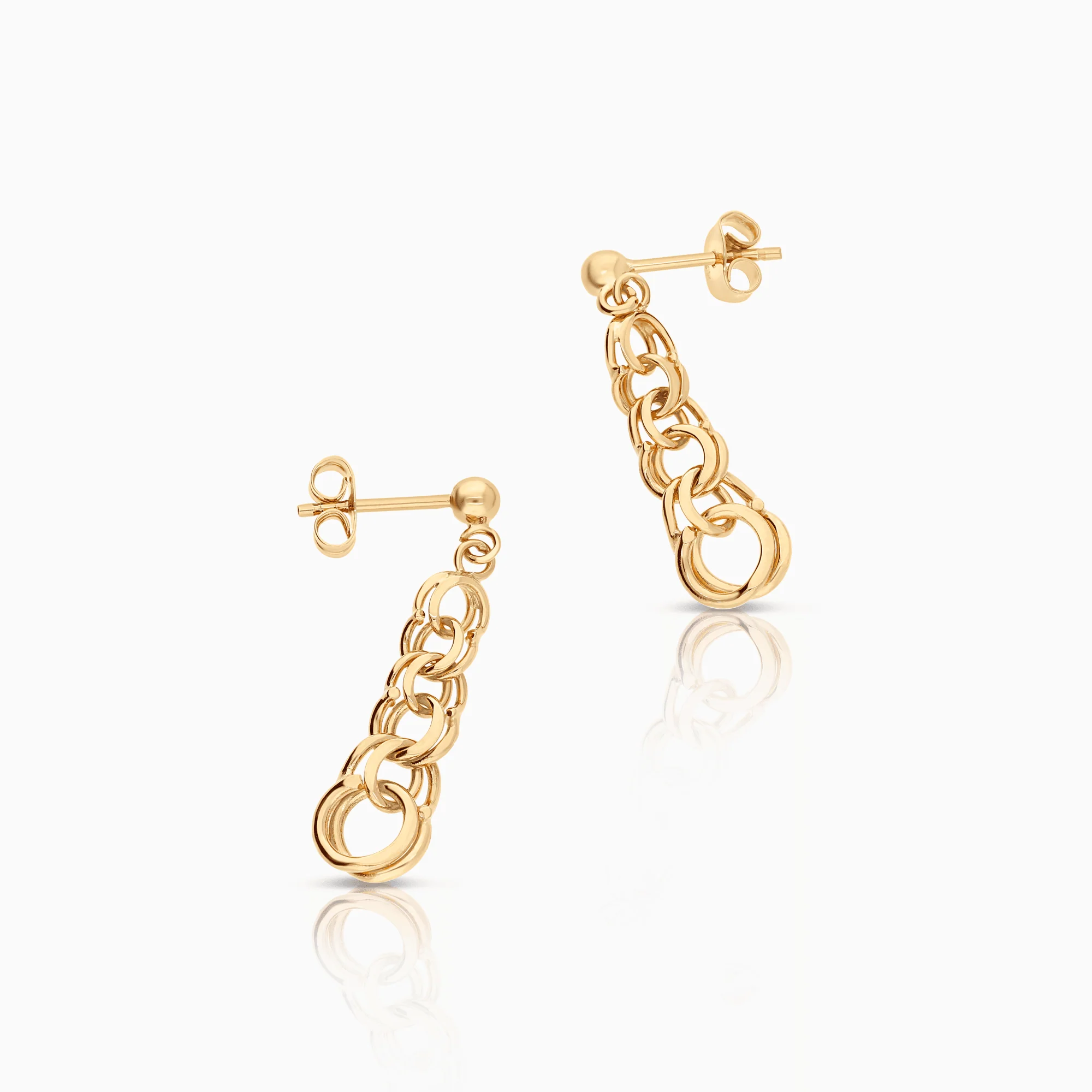 Bismarck earrings 2.66g 18K gold - Image 2
