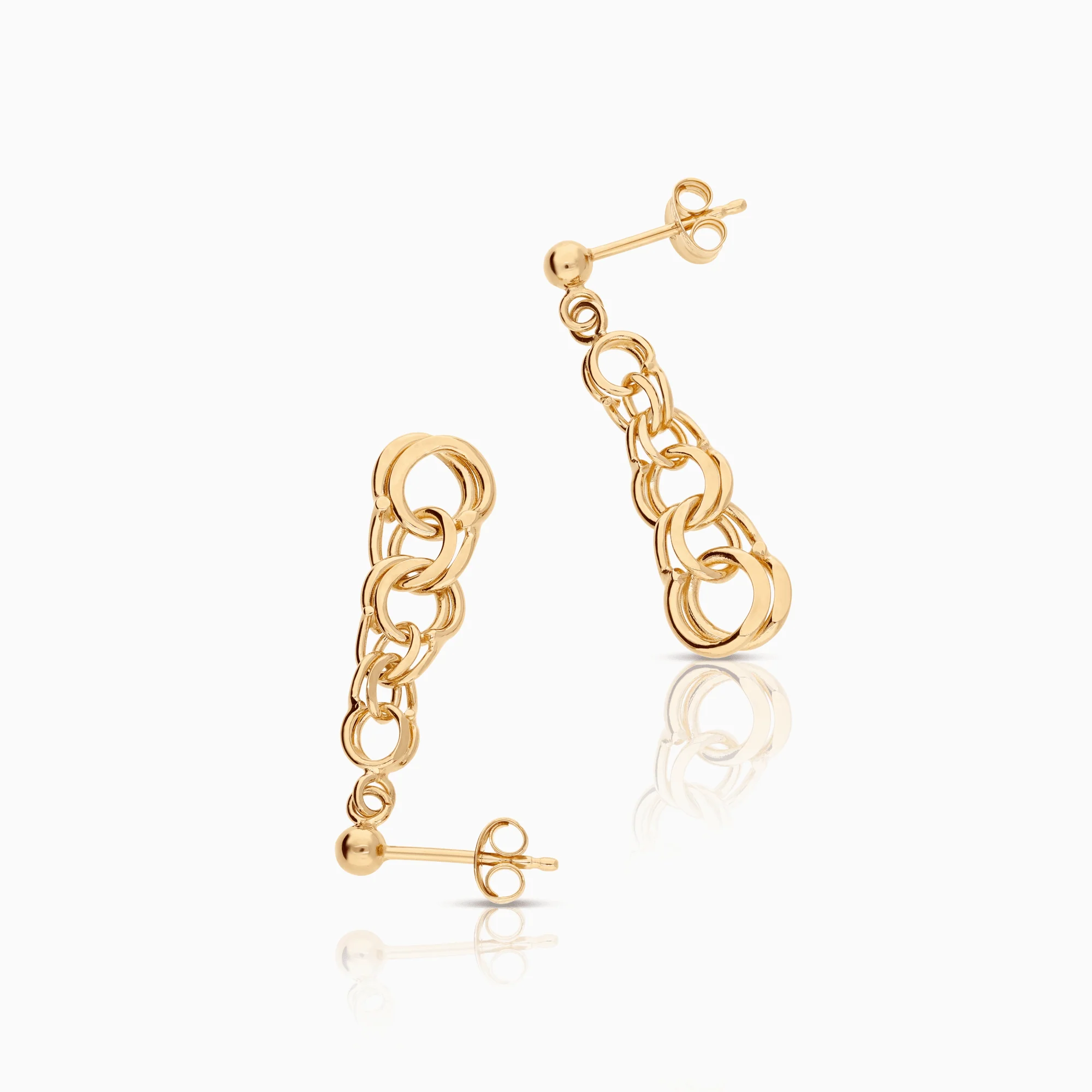Bismarck earrings 2.74g 18K gold - Image 2