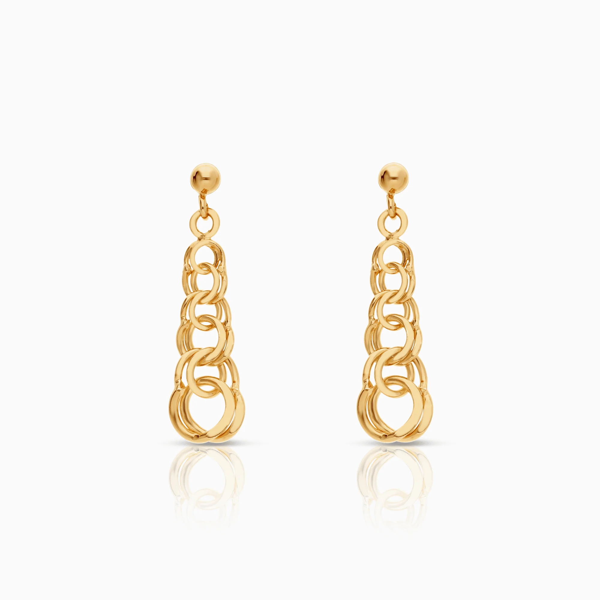 Bismarck earrings 2.78g 18K gold