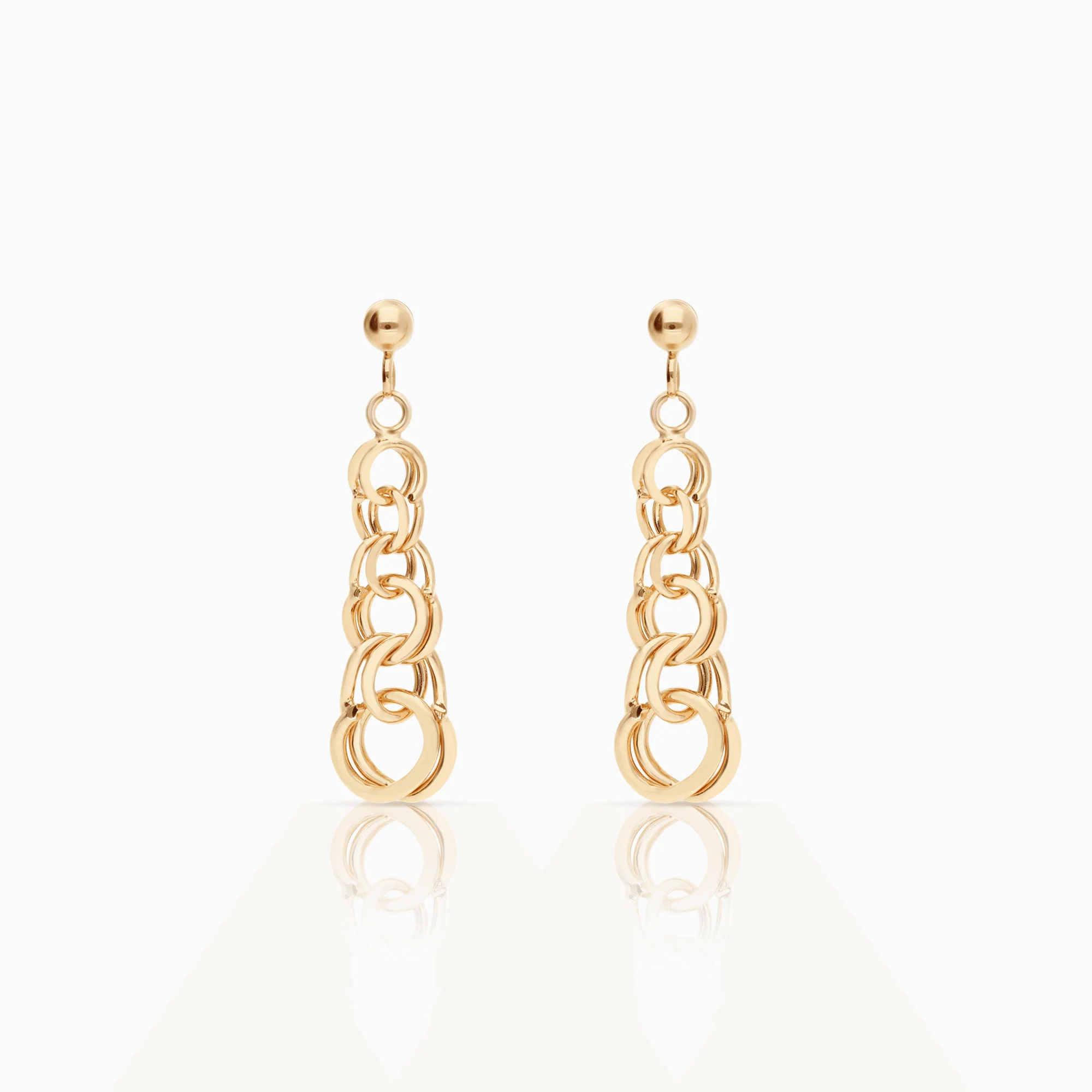 Bismarck Earrings 2.80g 18K Gold