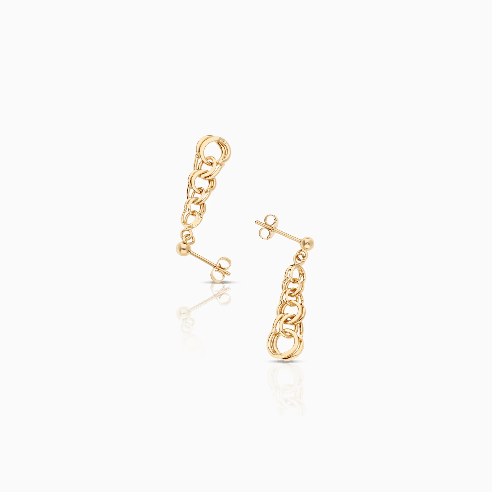 Bismarck Earrings 2.80g 18K Gold - Image 2