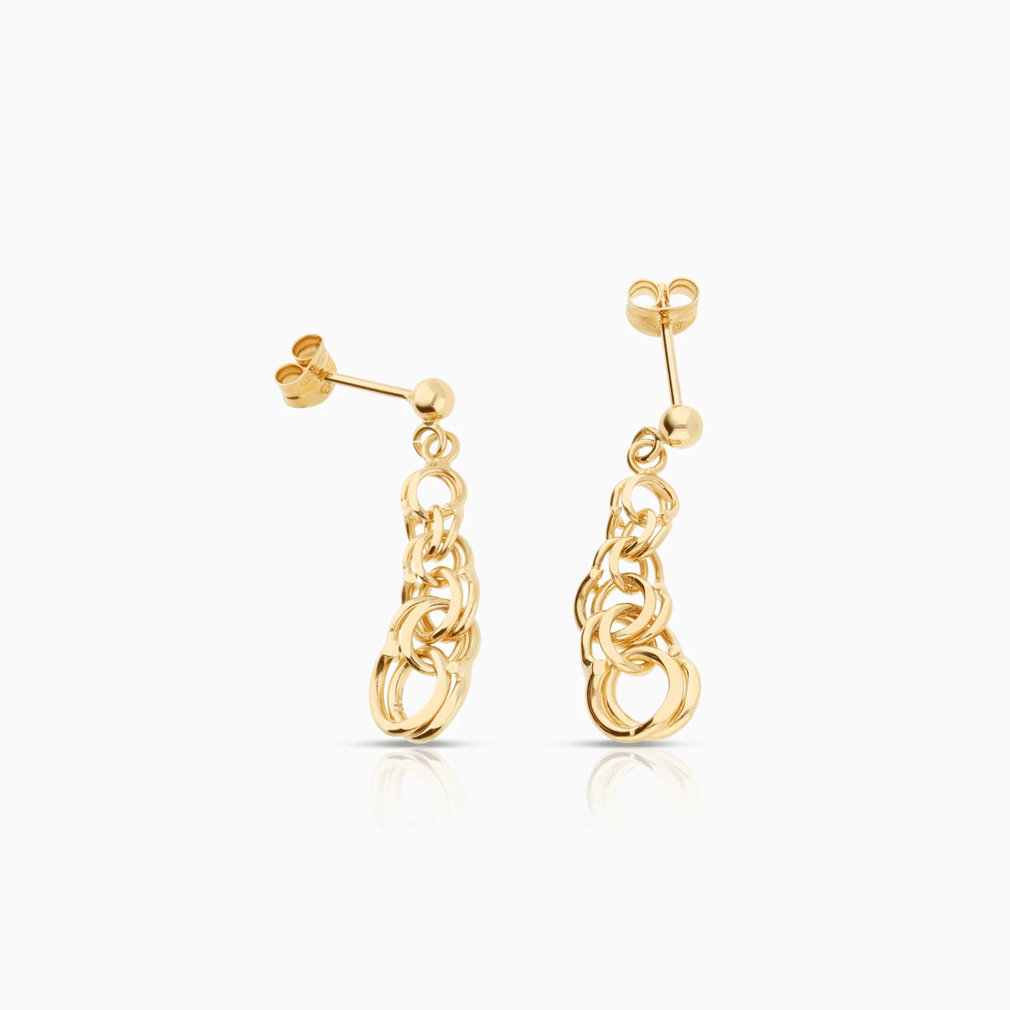 Bismarck earrings 2.86g 18K gold - Image 2