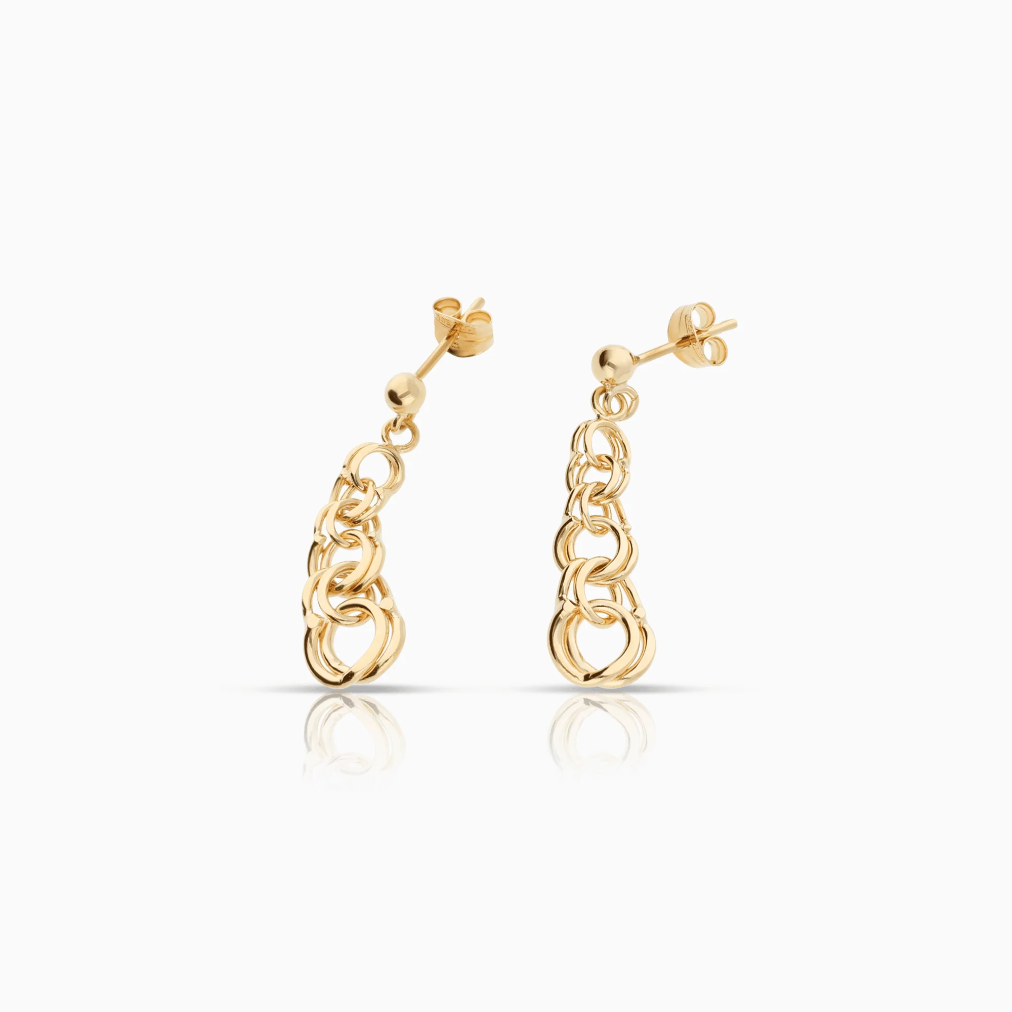 Bismarck earrings 2.98g 18K gold - Image 2