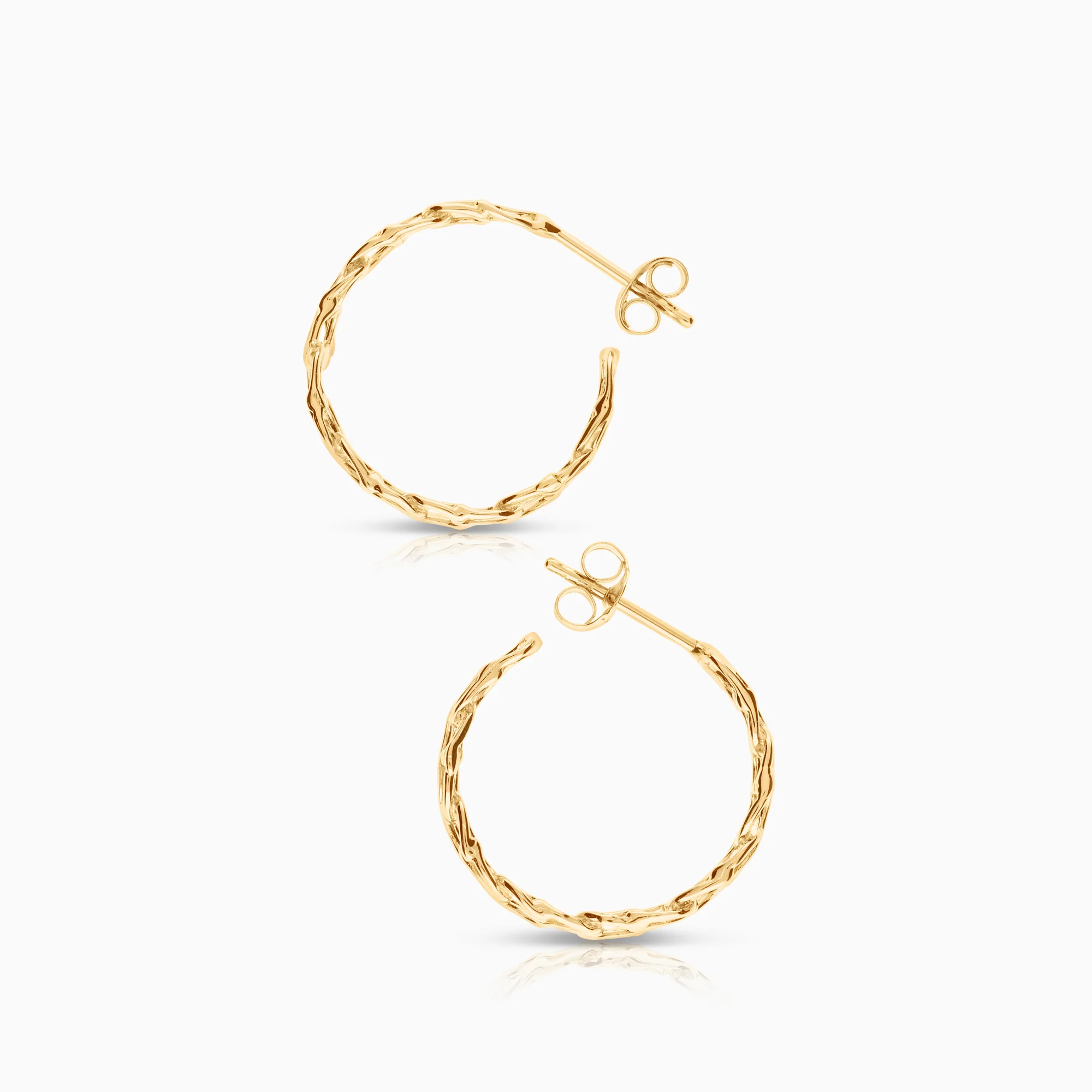 Bismarck earrings 3.16g 18K gold - Image 2