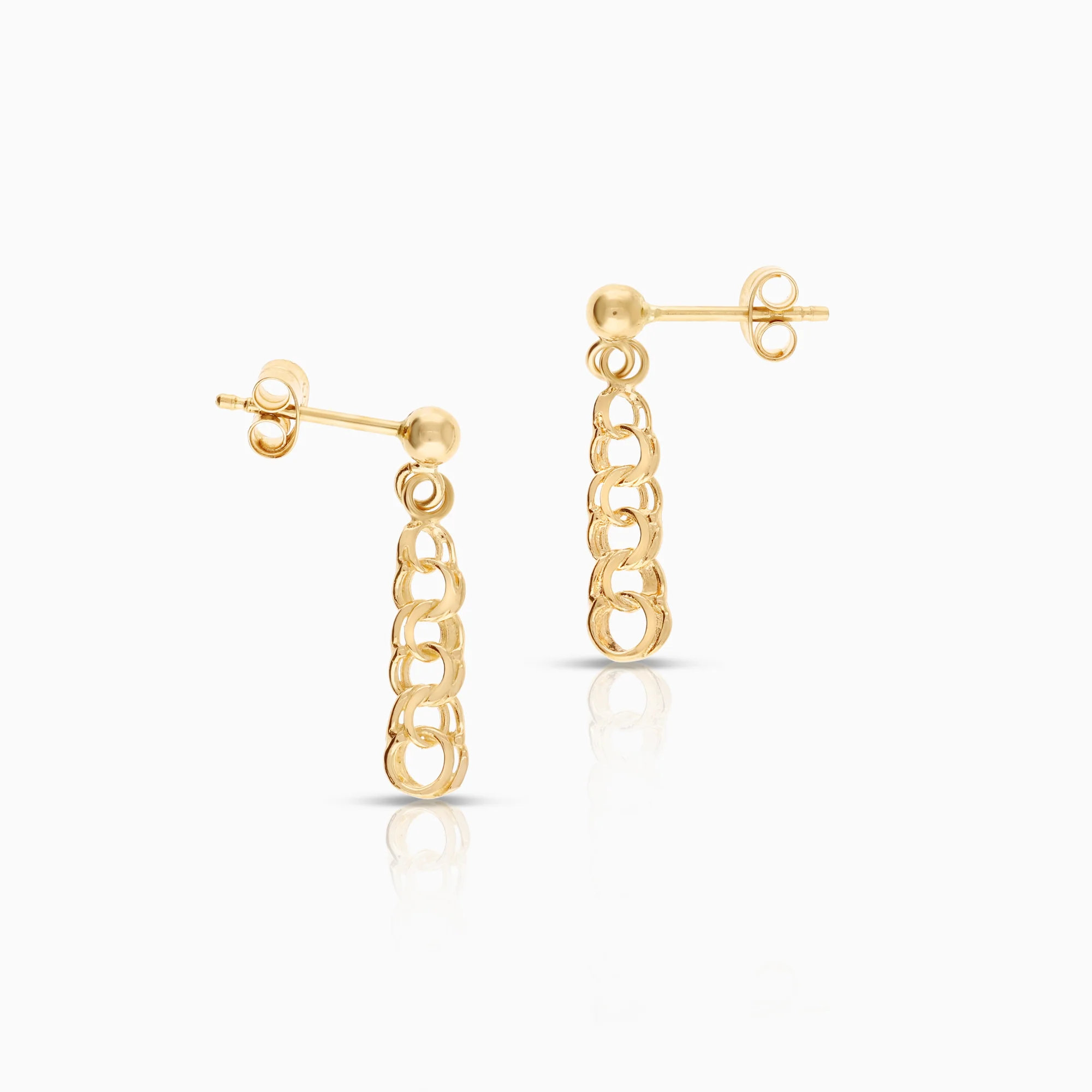 Bismarck earrings 3.50g 18K gold - Image 2