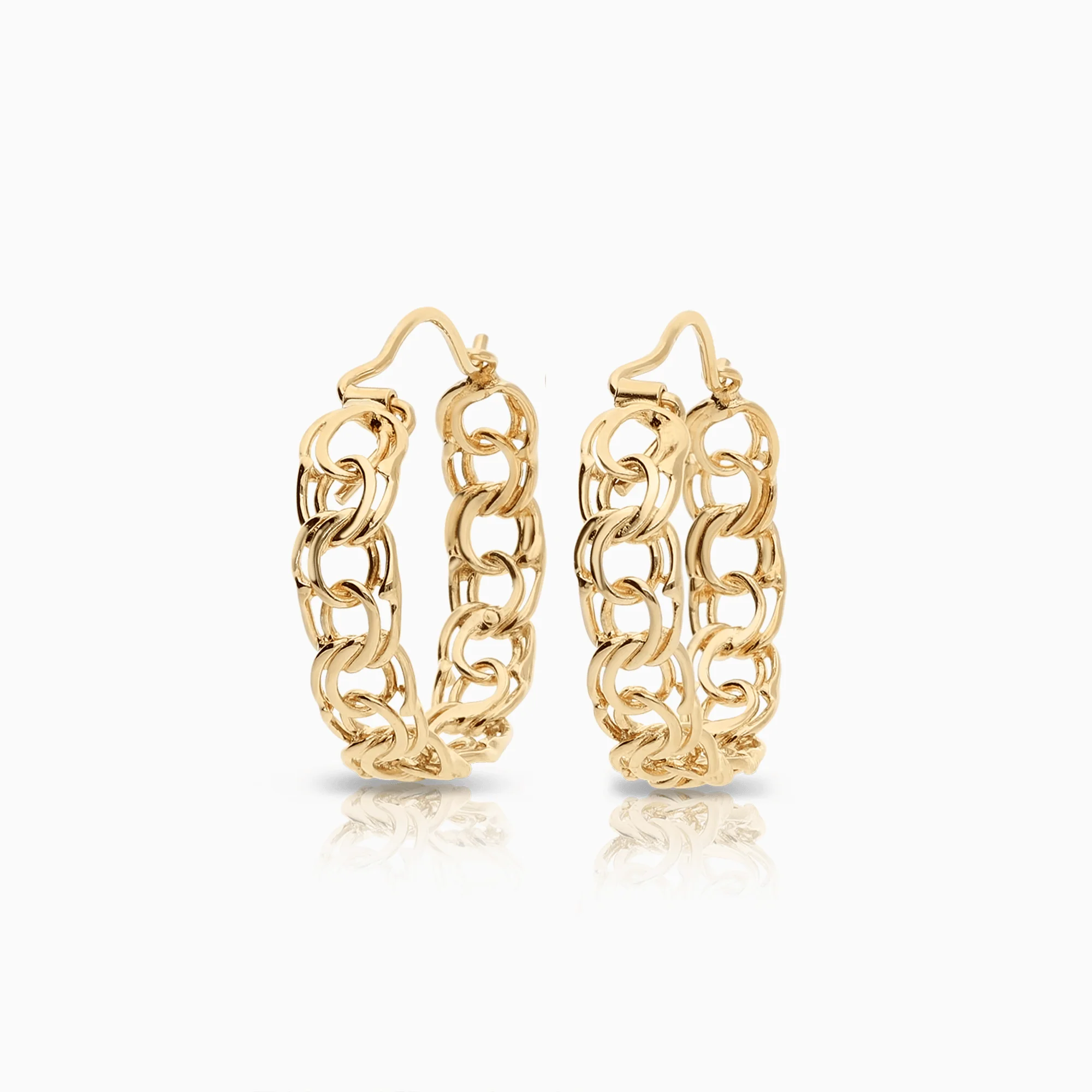 Bismarck earrings 3.18g 18K gold